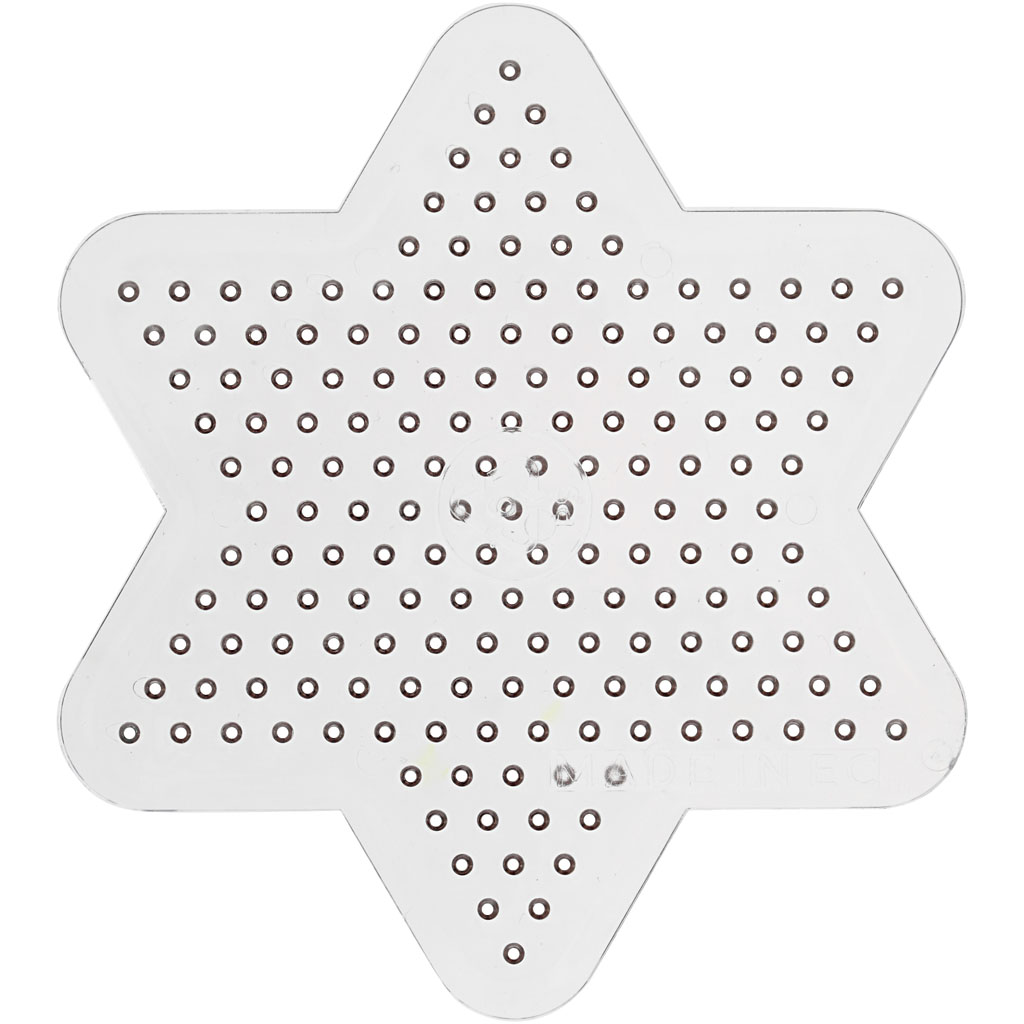Perleplate Creativ Company Stjerne 10 stk/1 Pk