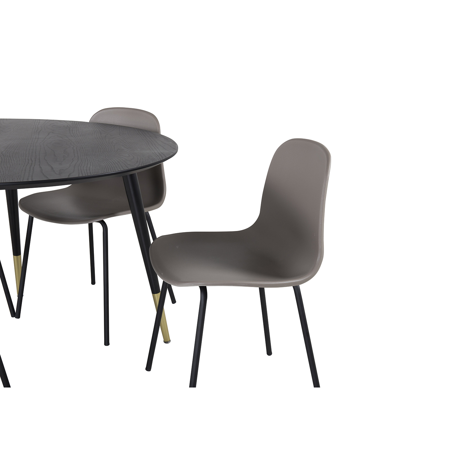 Spisegruppe Venture Home Dipp med 4 Arctic Stoler