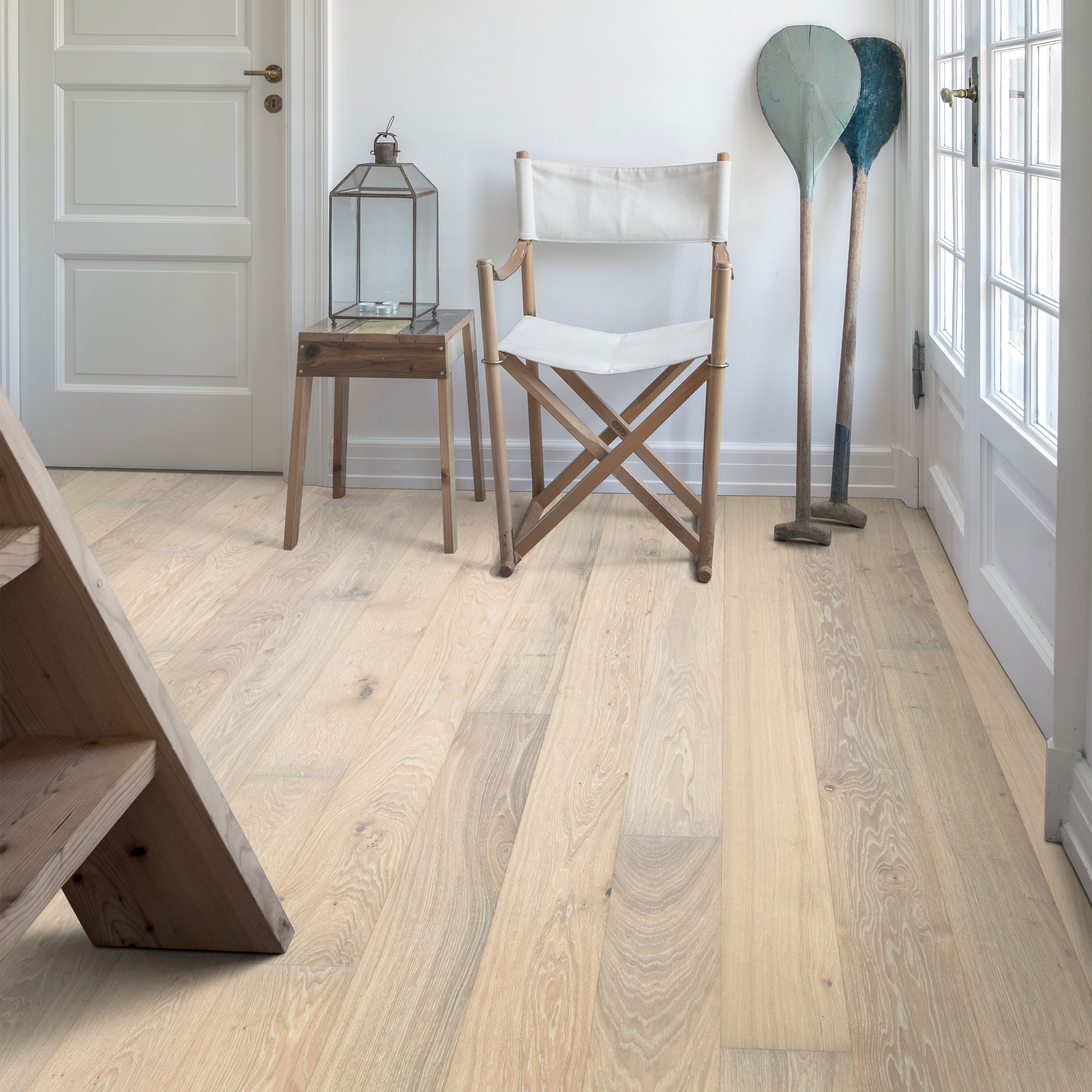 Parkett Kährs Nouveau Blonde Mattlakkert Eik 1-Stav