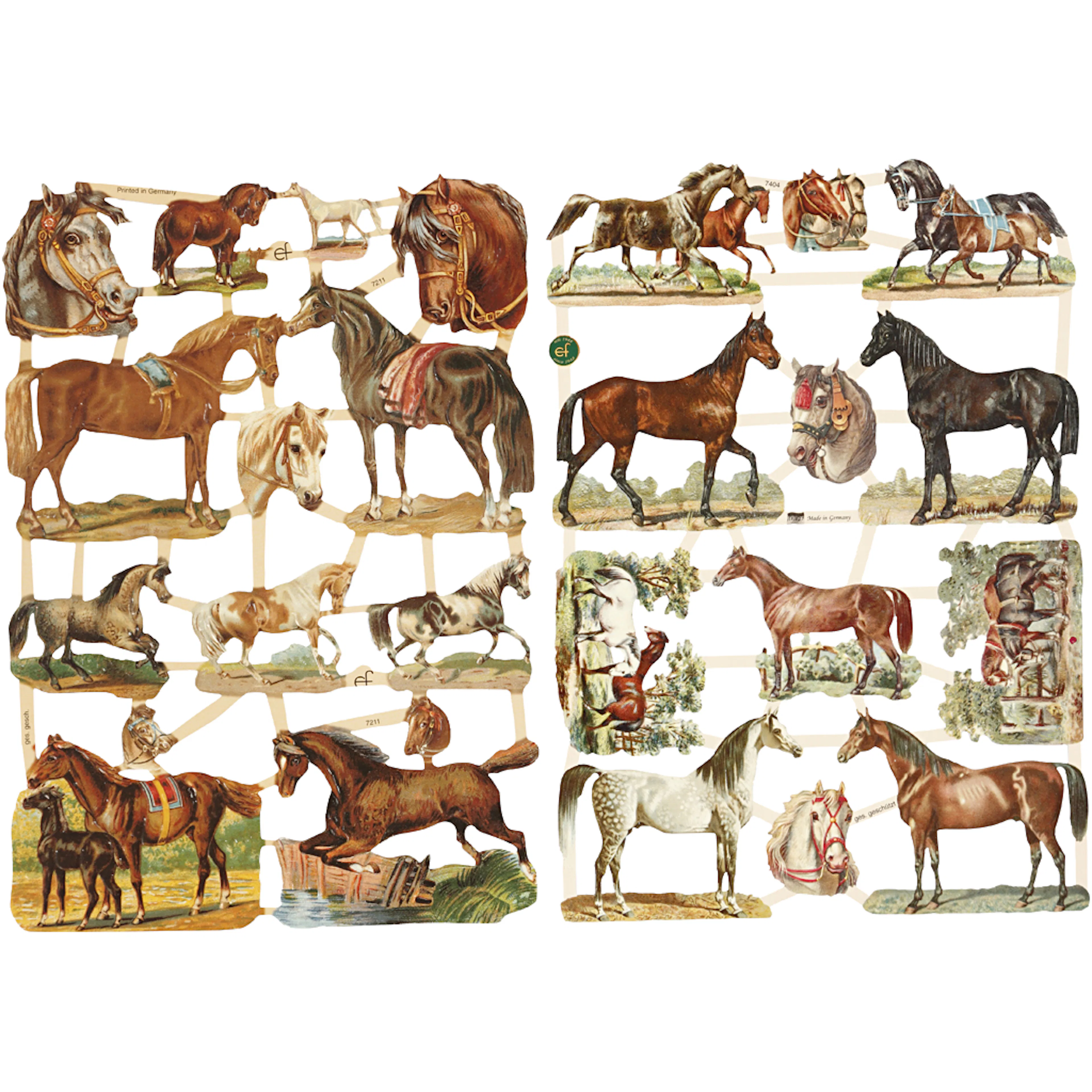 Glansbilder Creativ Company Hester 165x235 cm 2 Ark/1 Pk