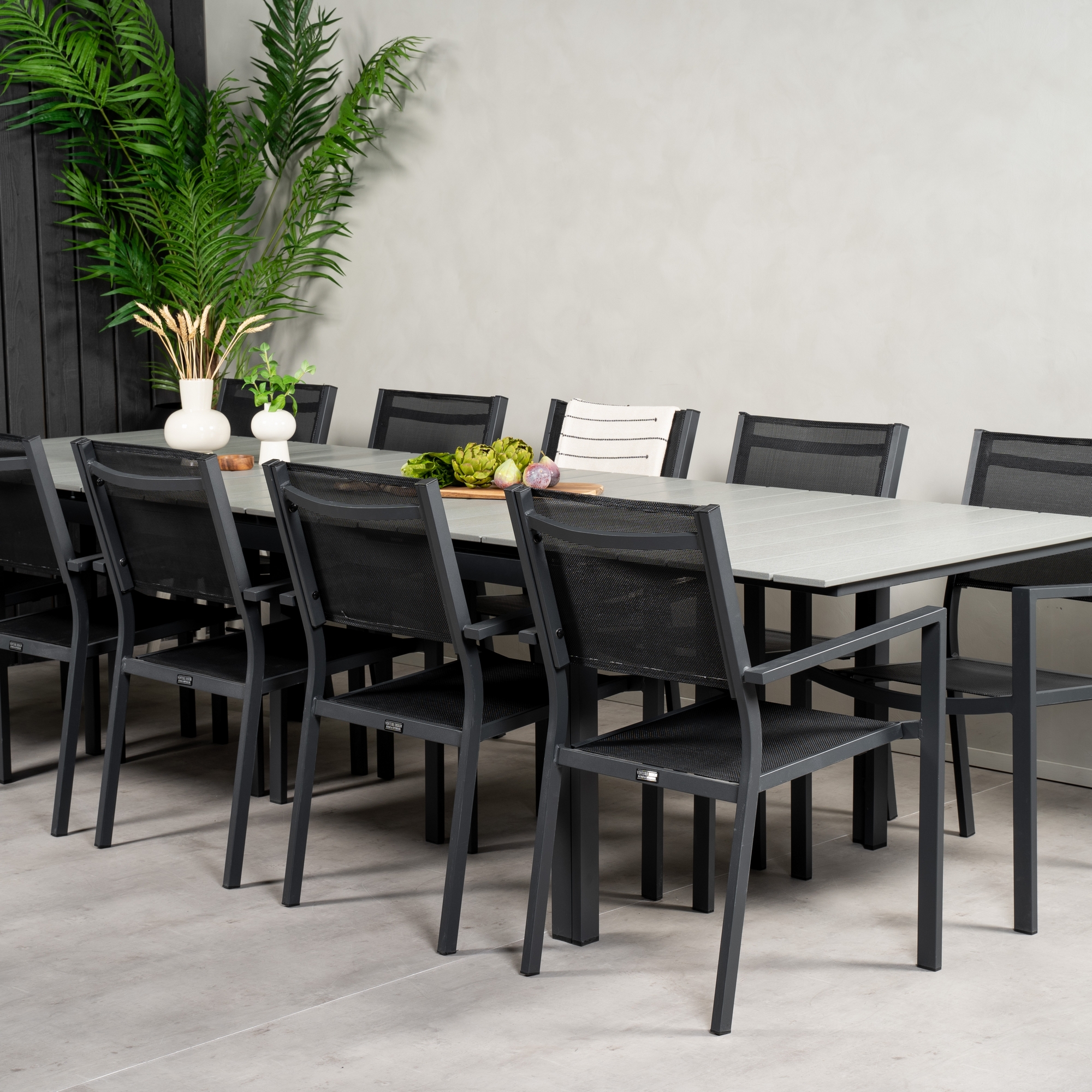 Spisegruppe Venture Home Lova 224/324 med 10 Copacabana Lenestoler