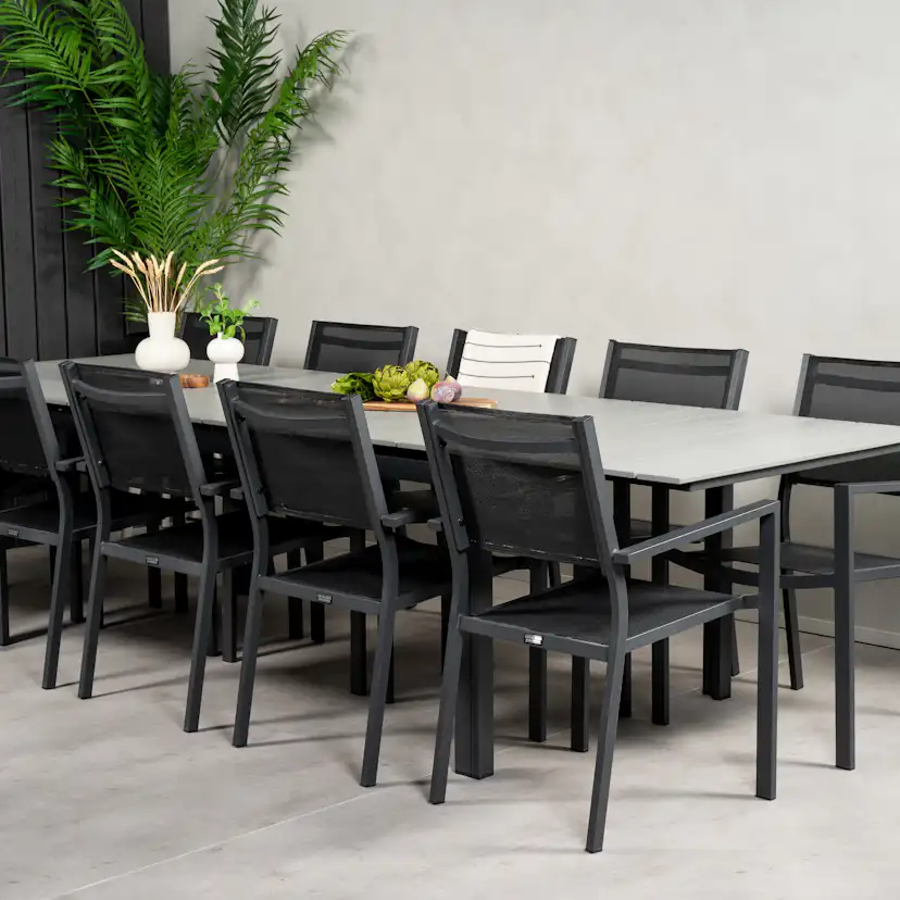 Spisegruppe Venture Home Lova 224/324 med 10 Copacabana Lenestoler