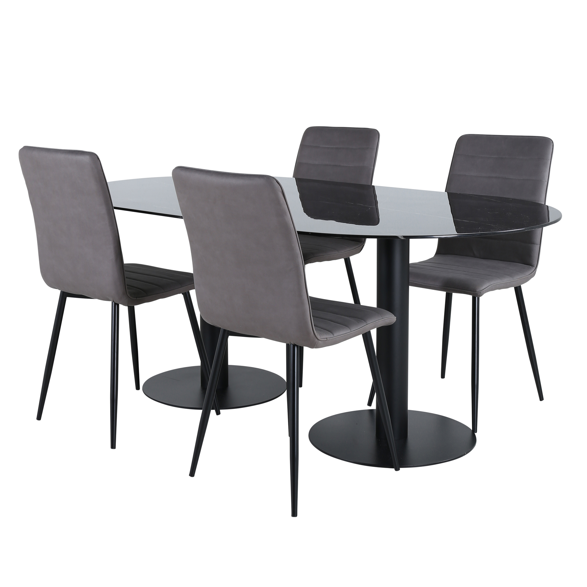 Spisegruppe Venture Home Oslo med 4 Walerina Stoler