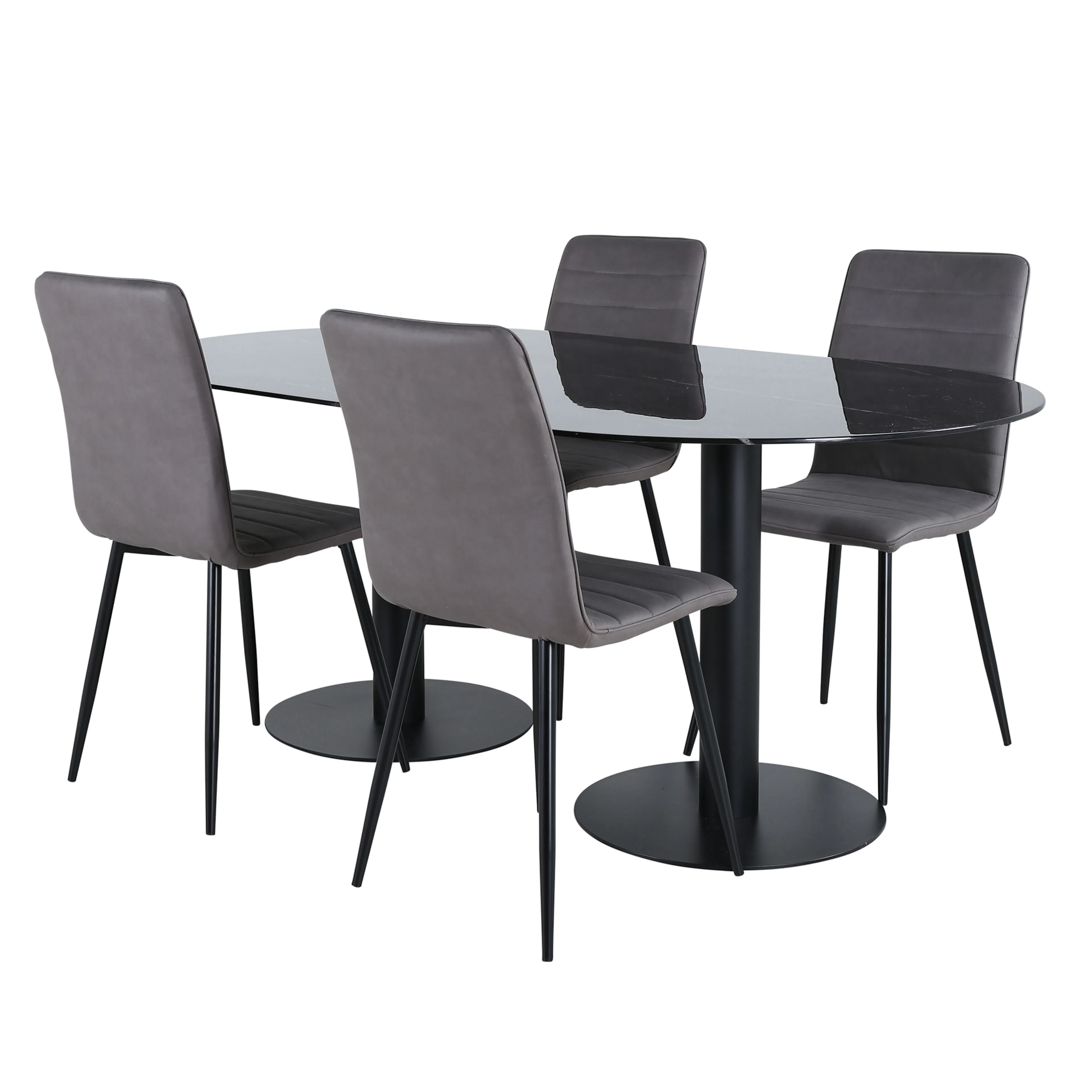 Spisegruppe Venture Home Oslo med 4 Walerina Stoler
