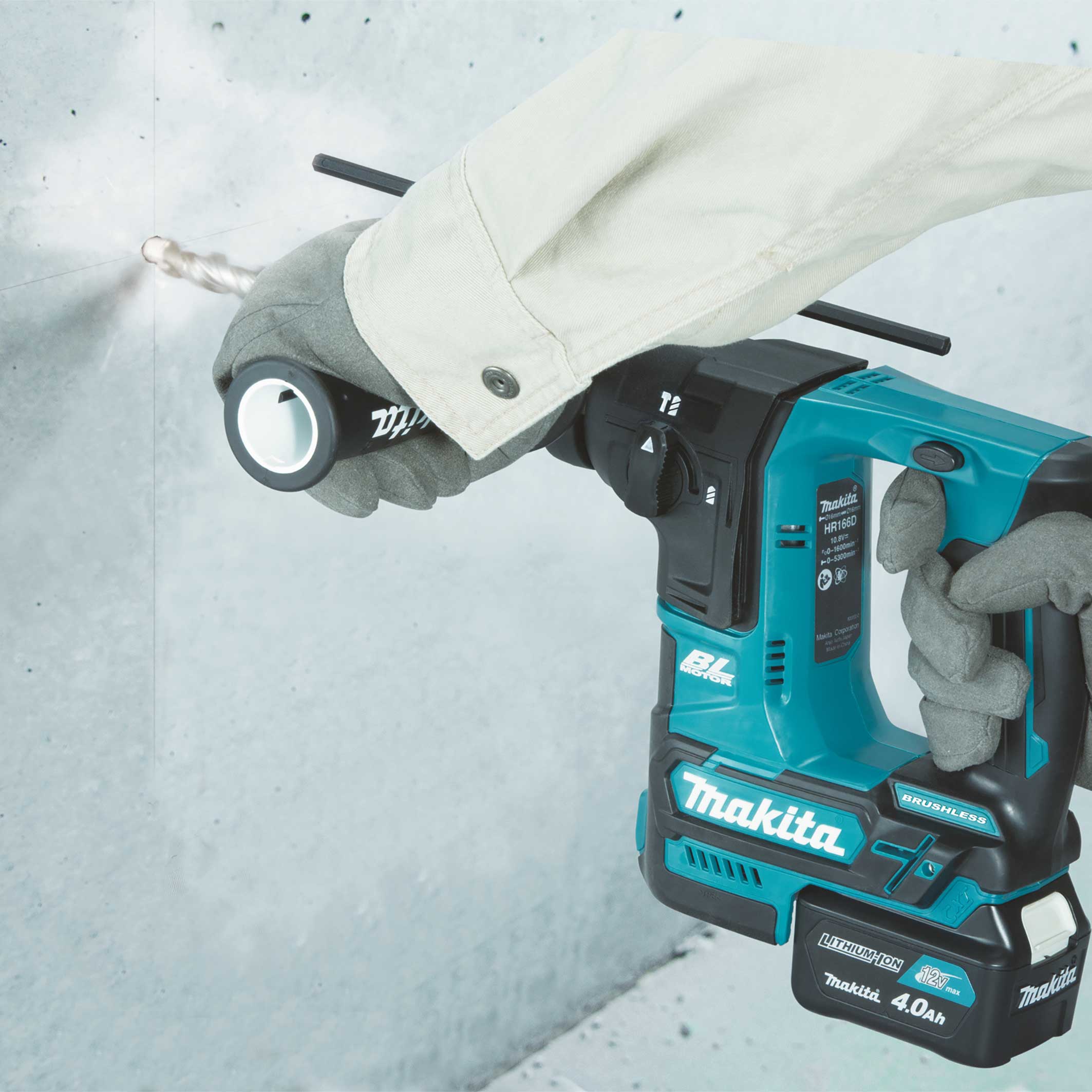 Borhammer Makita HR166DZ 12V Uten Batteri og Lader