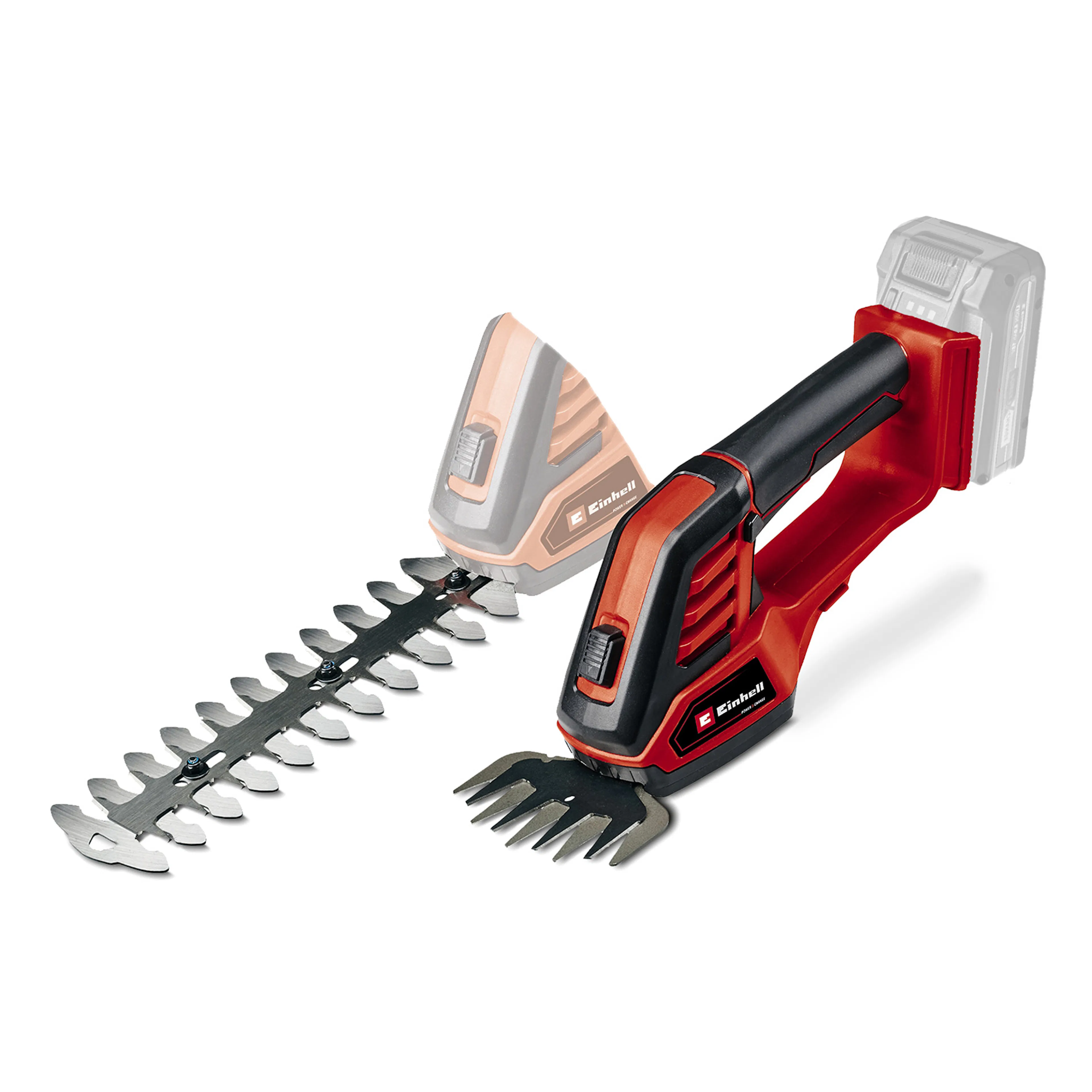 Multitrimmer Gress og Hekklipper Einhell GE-CG 18/100 Li Uten Batteri og Lader