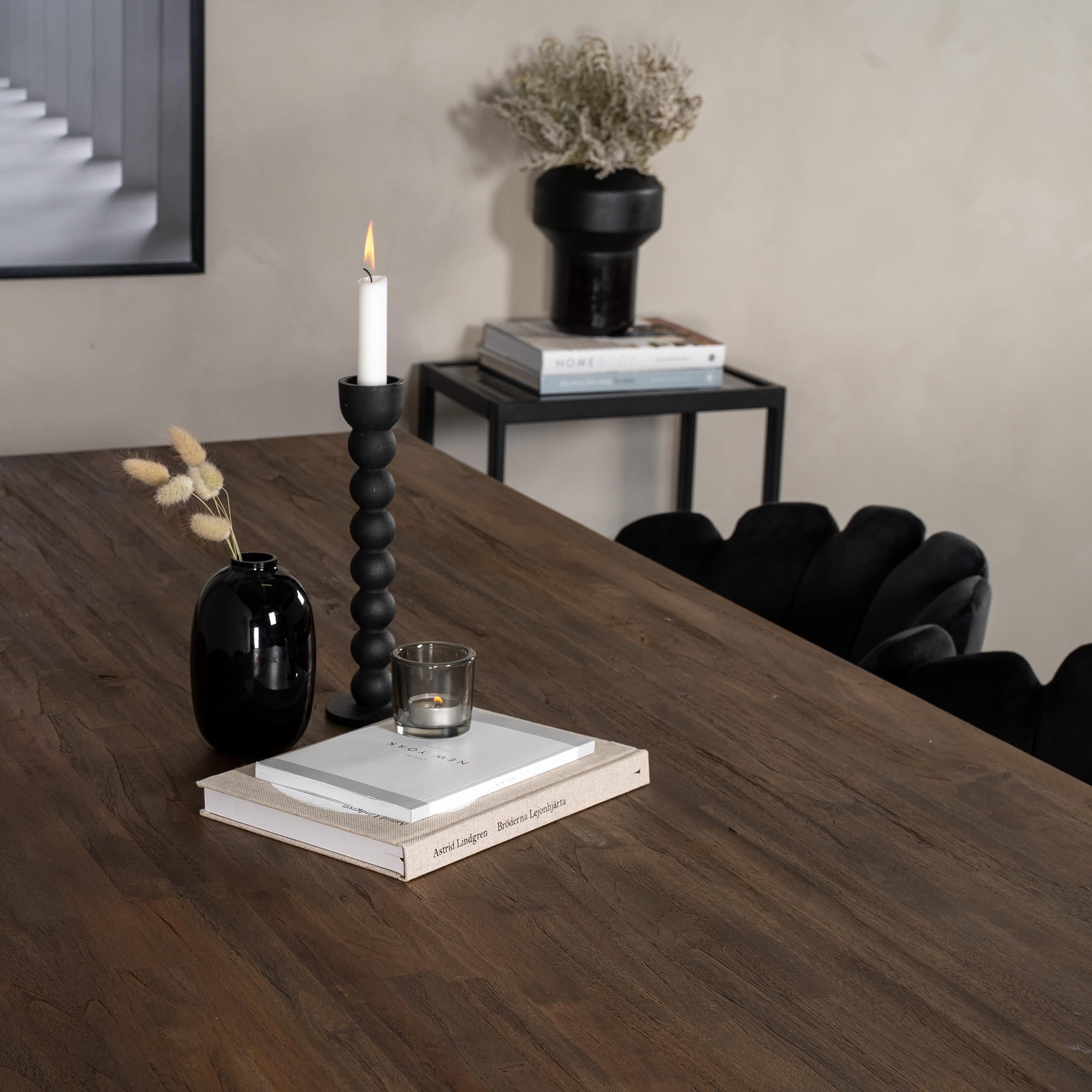 Spisegruppe Venture Home Peo med 6 Limhamn Stoler