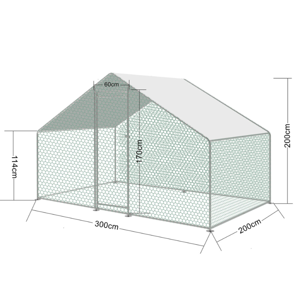 Hønsegård Lyfco 5 m2