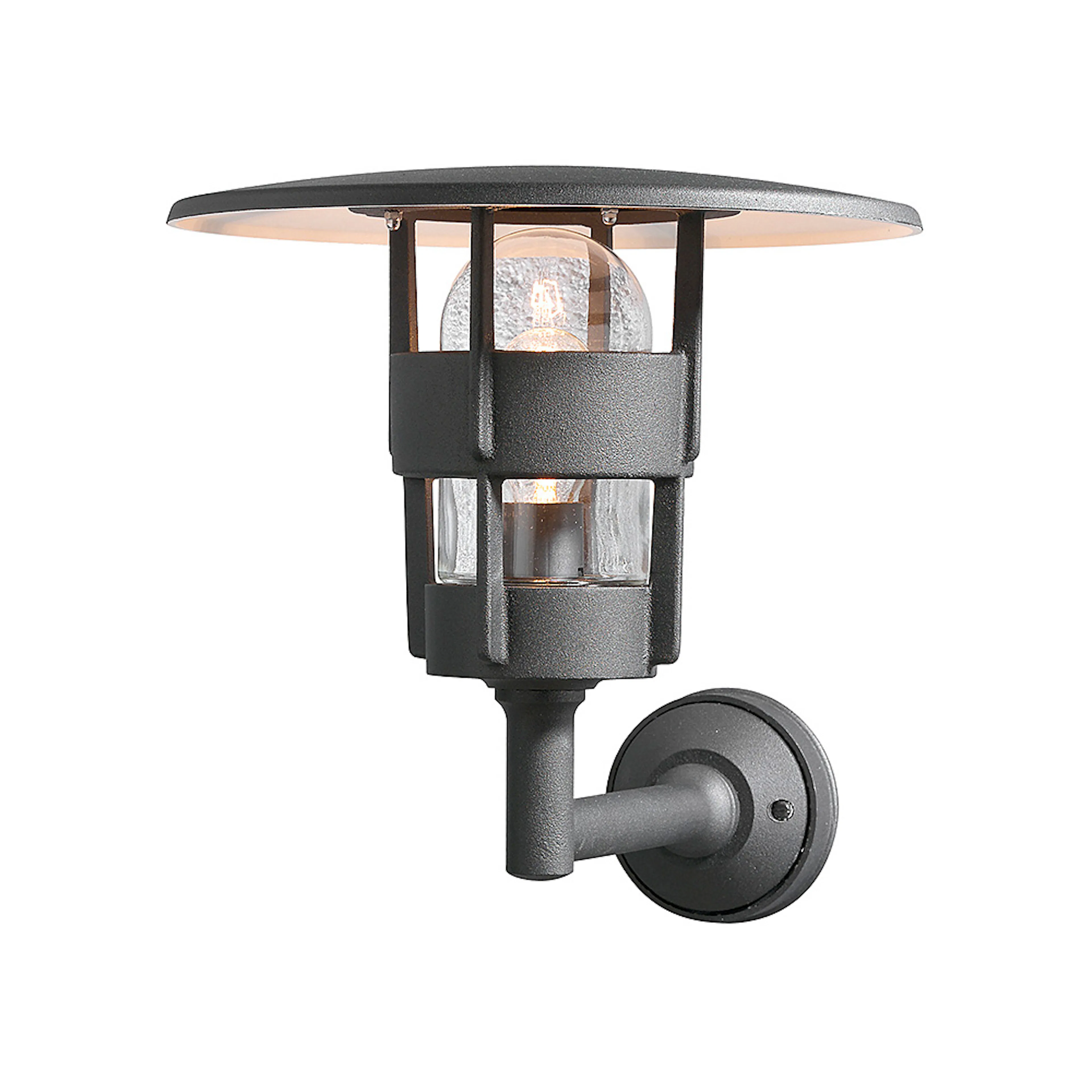 Vegglampe Gnosjö Konstsmide Freja Opp E27 Sort