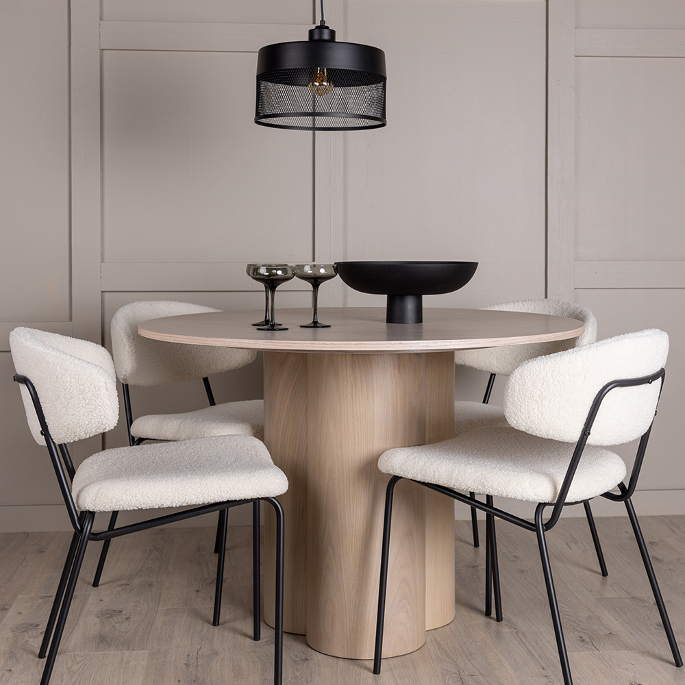 Spisegruppe Venture Home Olivia med 4 Chico Stoler