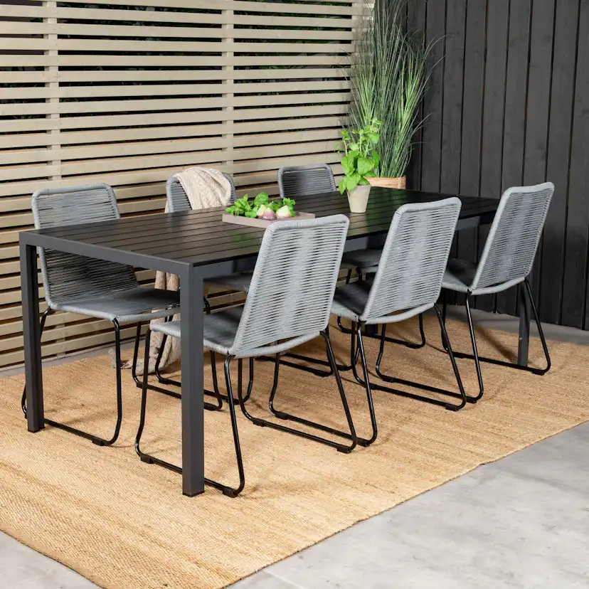 Spisegruppe Venture Home Break med 6 Lindos Stoler