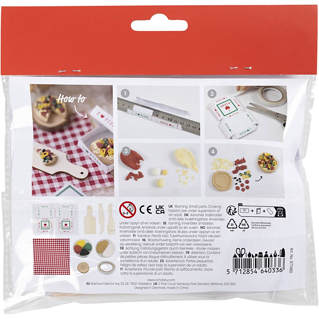 Alvedør Creativ Company Mini DIY Kit Pizza