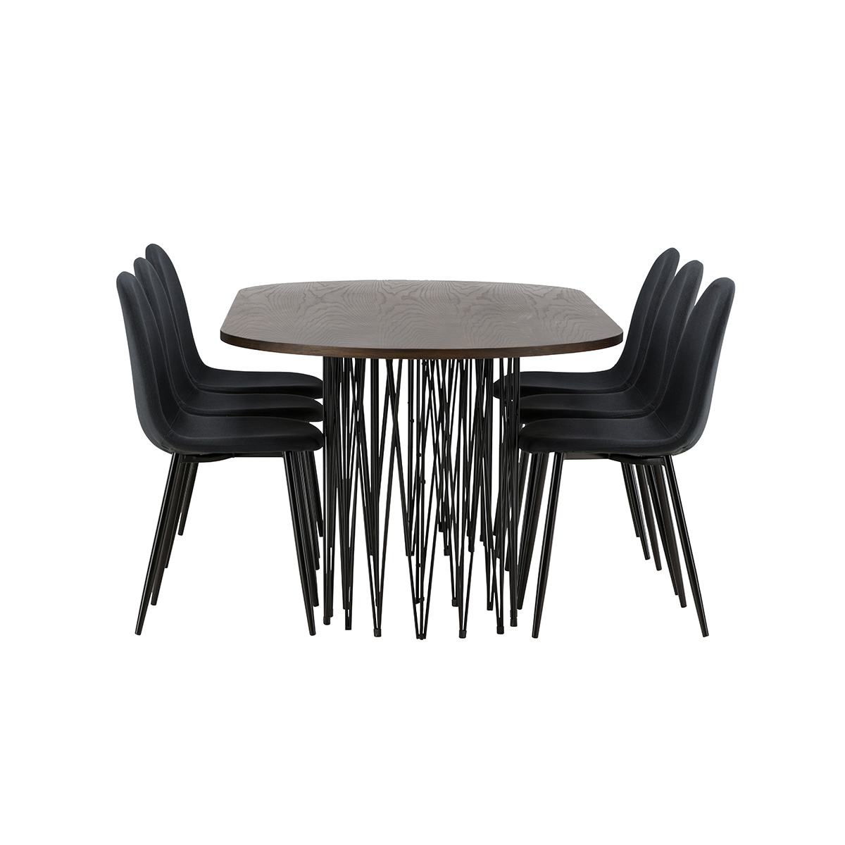 Spisegruppe furniture/fashion Stone med 6 Polar Stoler