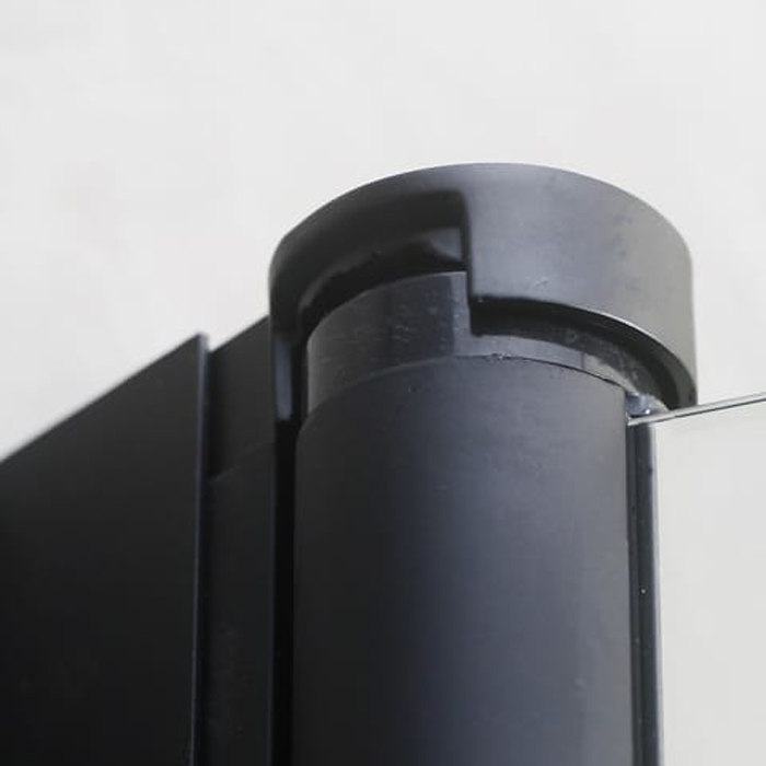 Duschhörn Bathlife Mångsidig Rak Dörr + Rak Dörr Svart