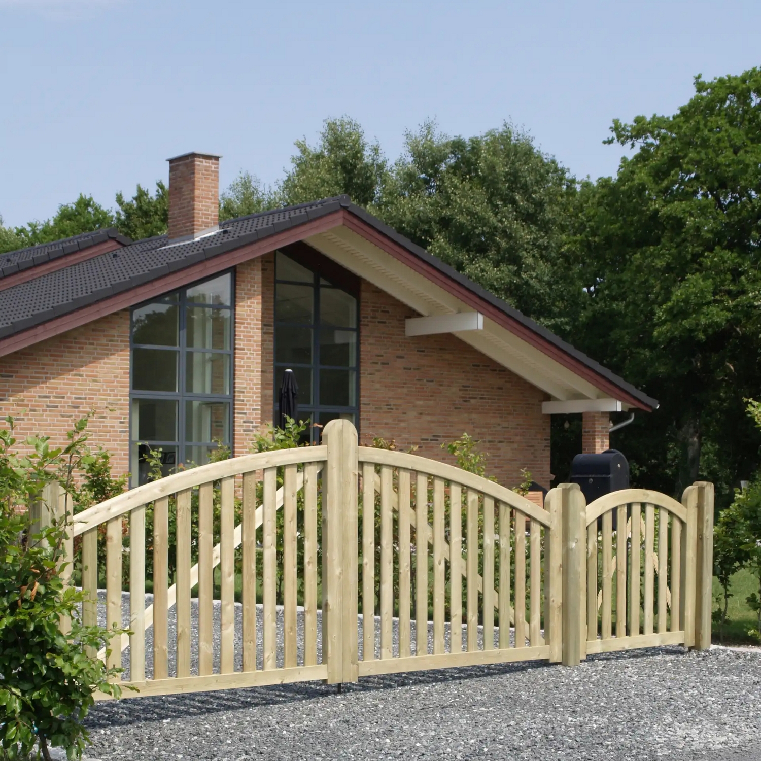 Port PLUS Ligno Dobbel med Beslag 300x88/118 cm