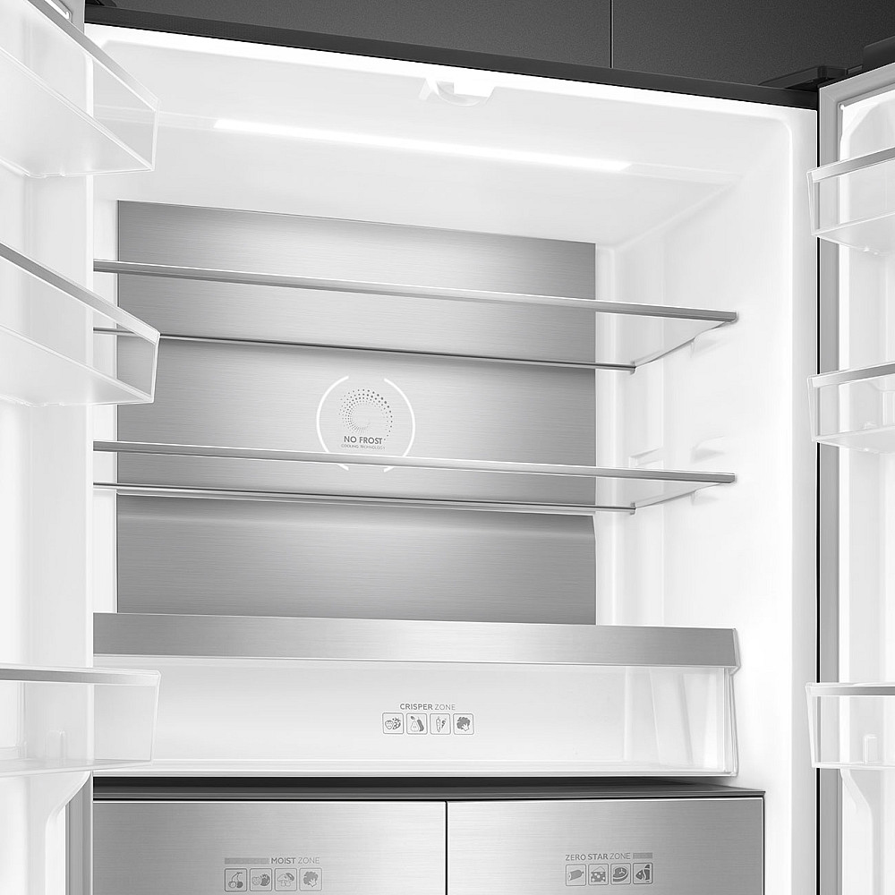 Kombinert Kjøl/Frys Smeg - FQI60KD, Mørkt rustfritt stål