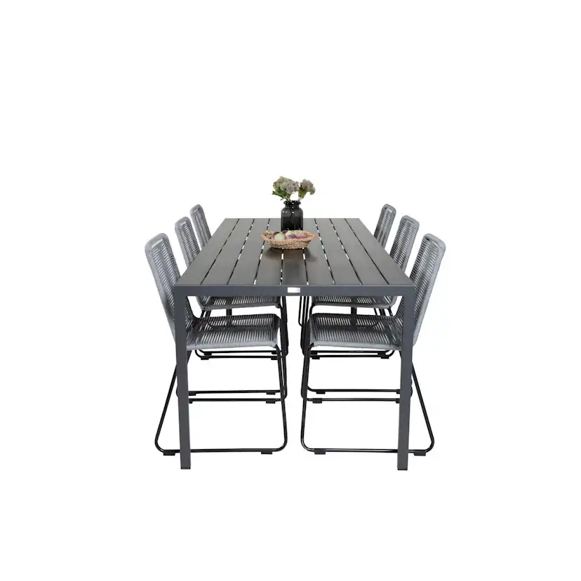Spisegruppe Venture Home Break med 6 Lindos Stoler