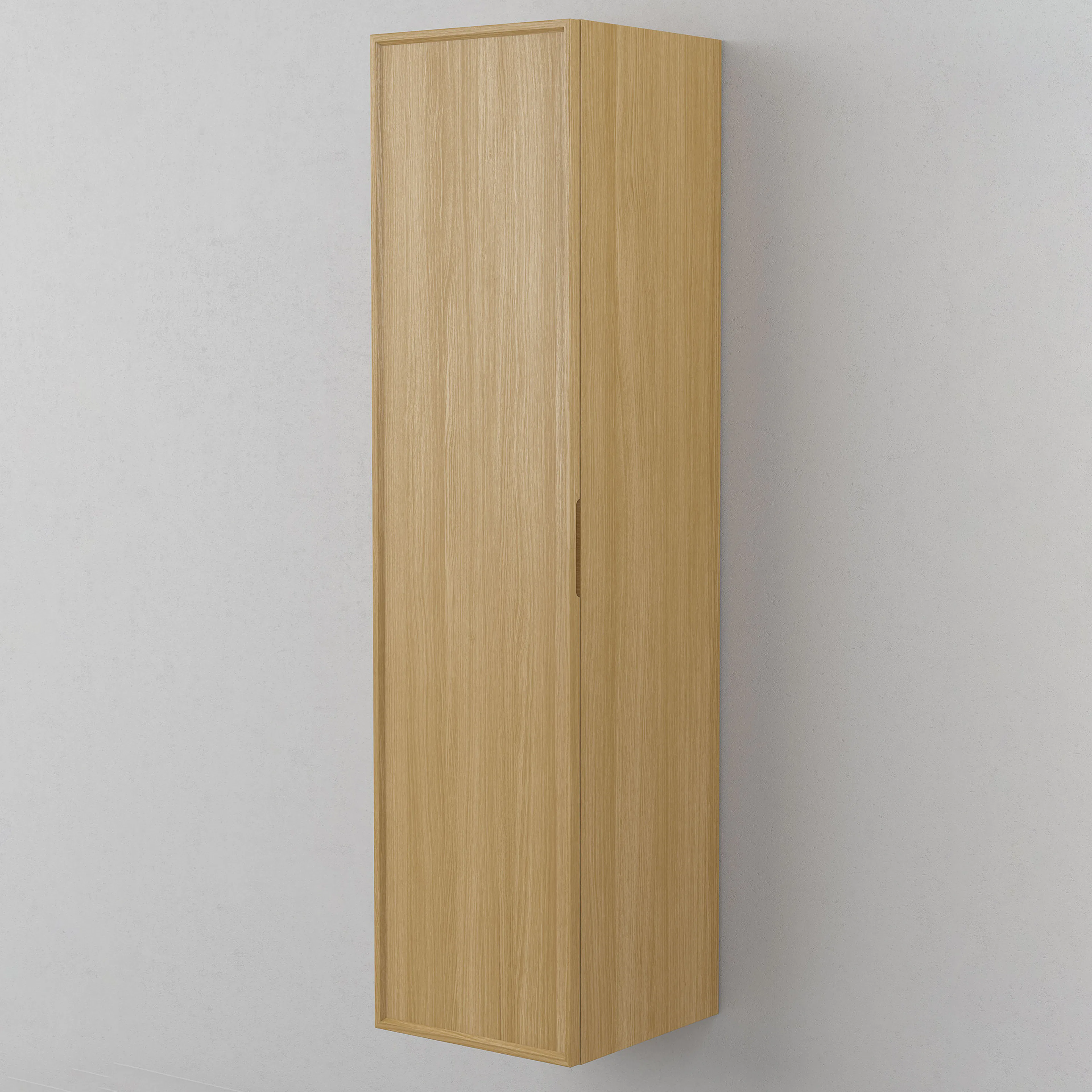 Högskåp AIR Wood 40, Låda,Natural Oak, 4 Hyllplan, 2 Lådor, Bredd: 400 mm, Natural Oak, Vänster med 2 Lådor