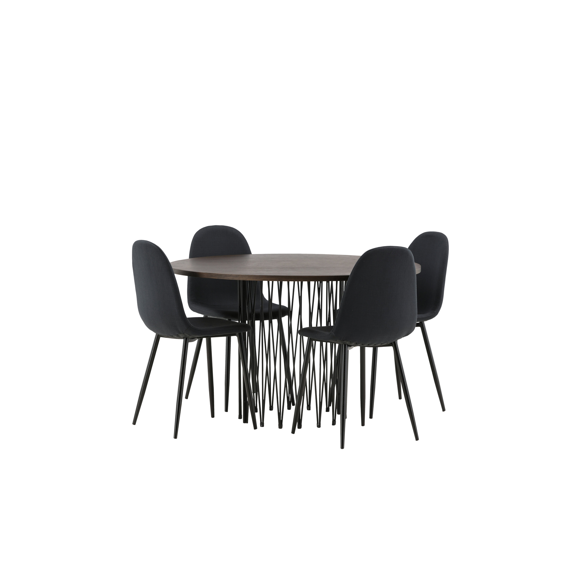 Spisegruppe furniture/fashion Stone med 4 Polar Stoler