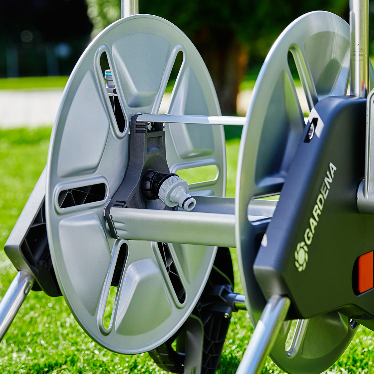 Slangevogn Gardena CleverRoll M Metall Uten Slange