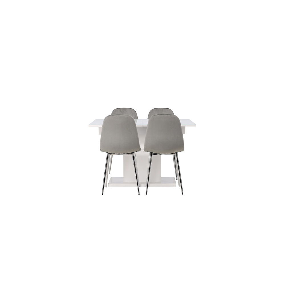 Spisegruppe Venture Home Pluto med 4 Eva Stoler