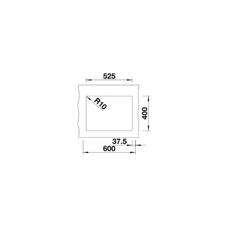 Kjøkkenvask Blanco Subline 340/160 Silgranitt Infino