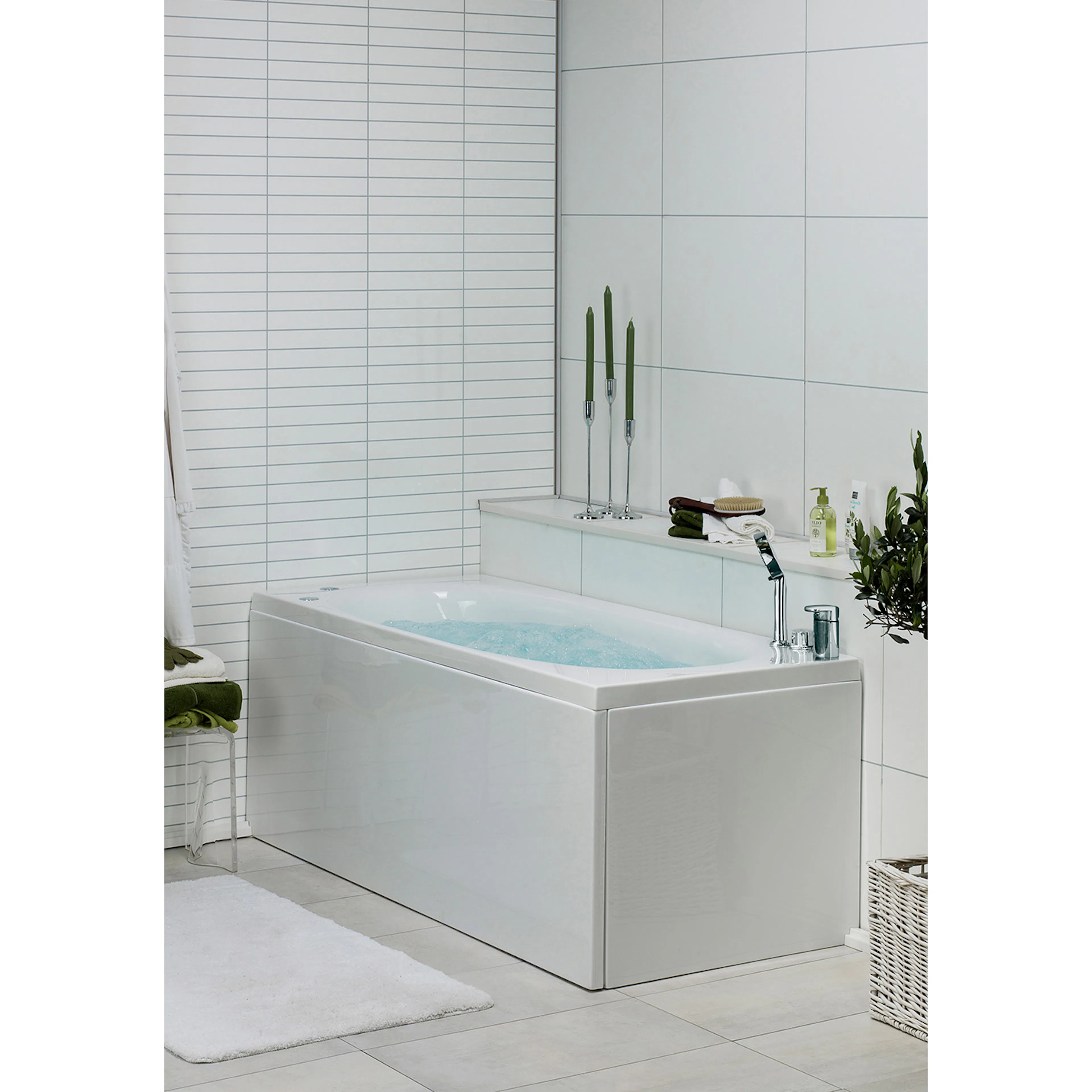 MASSAGEBADKAR FRIDFULL 150 V Plus L:1500mm,Vänster,Plus,2600W,Bottenm:Nej,Belys:Ja,Fotm:Ja