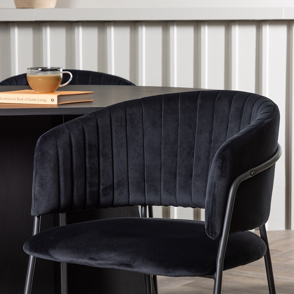 Spisegruppe Venture Home Bootcut med 6 stk Selma Stoler
