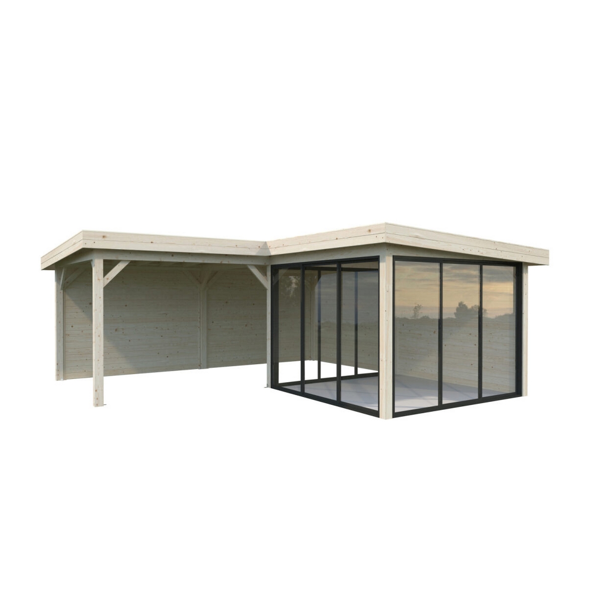 Hagestue Palmako Lenna 24,9 m2 Set 412 Slide