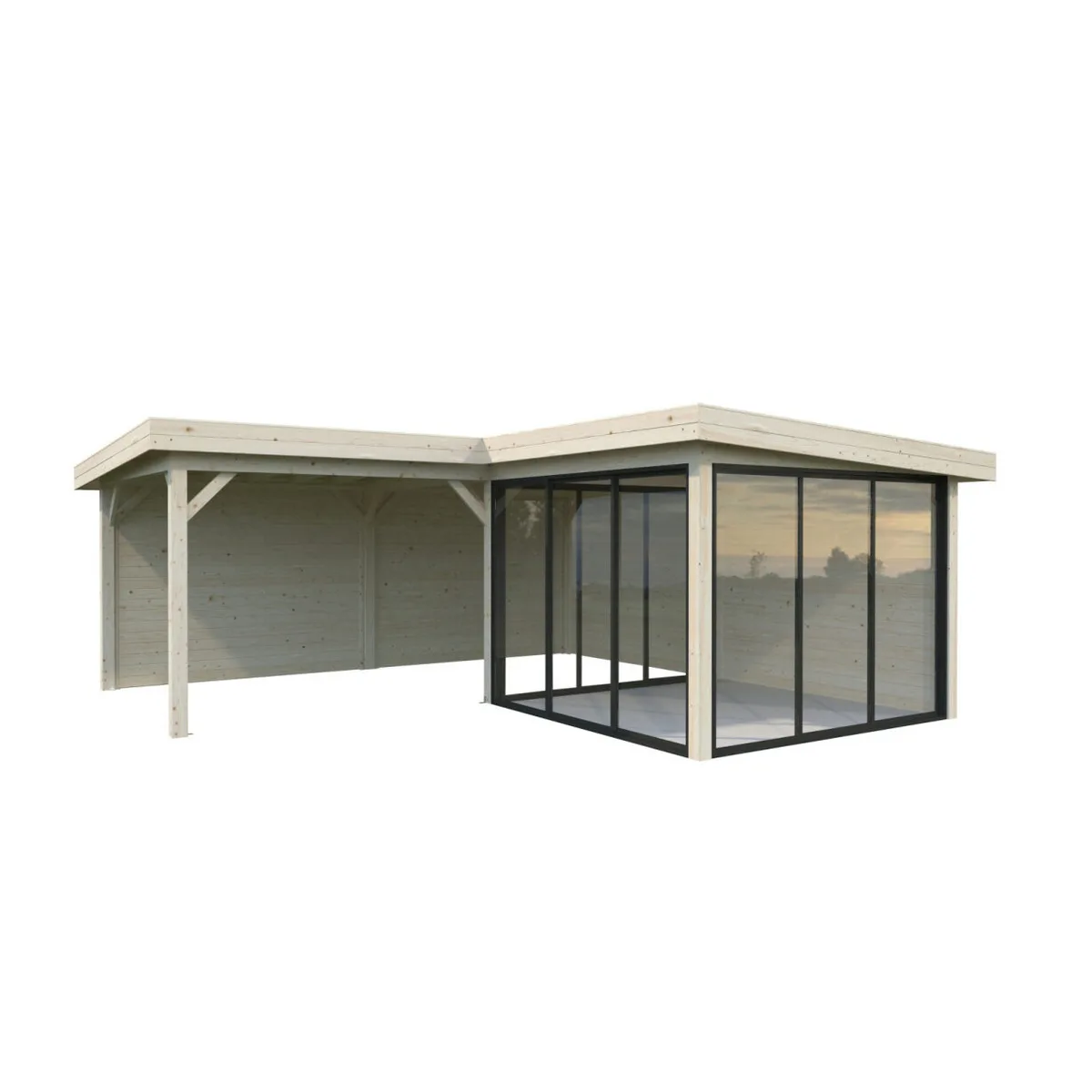 Hagestue Palmako Lenna 24,9 m2 Set 412 Slide