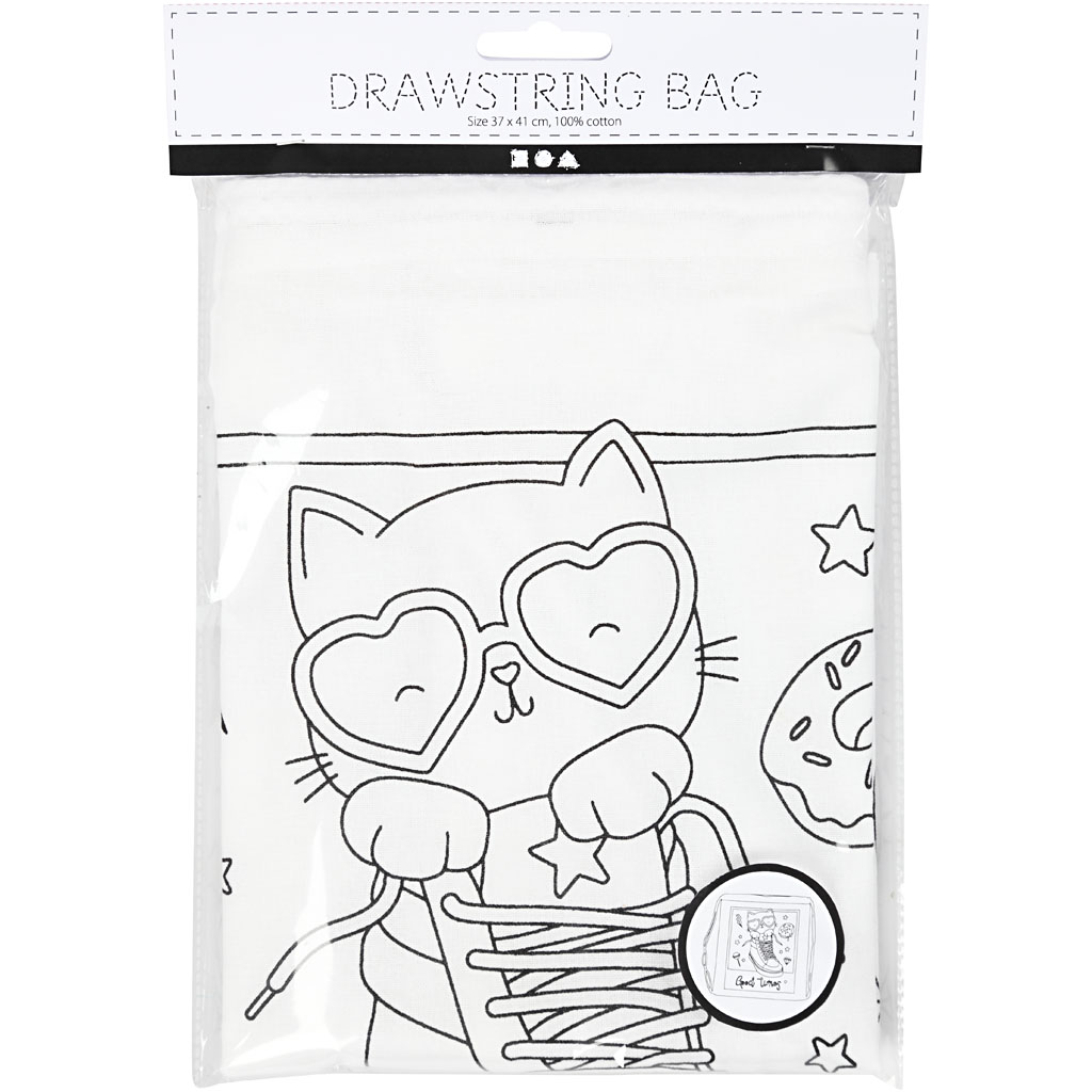 Gympose Creativ Company Hvit str 37x41 cm 110 g 1 stk