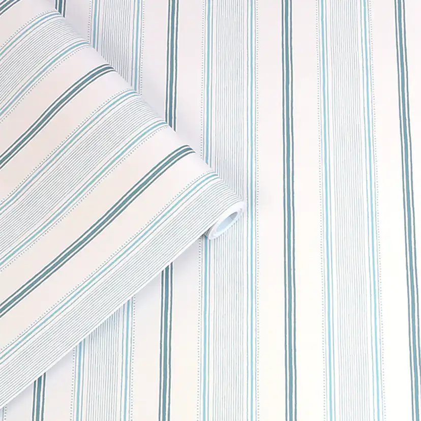 Tapet Laura Ashley Heacham Stripe Blå
