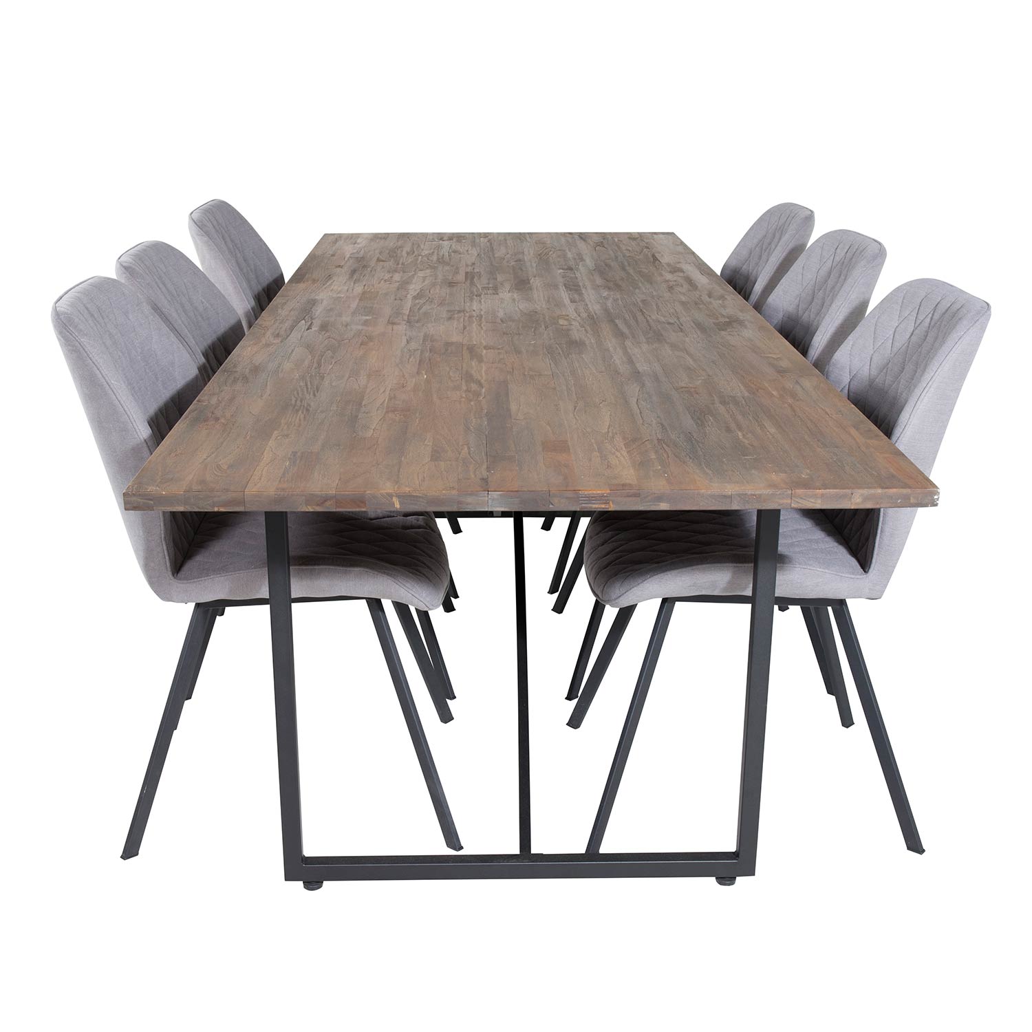 Spisegruppe Venture Home Peo med 6 Geneva Stoler
