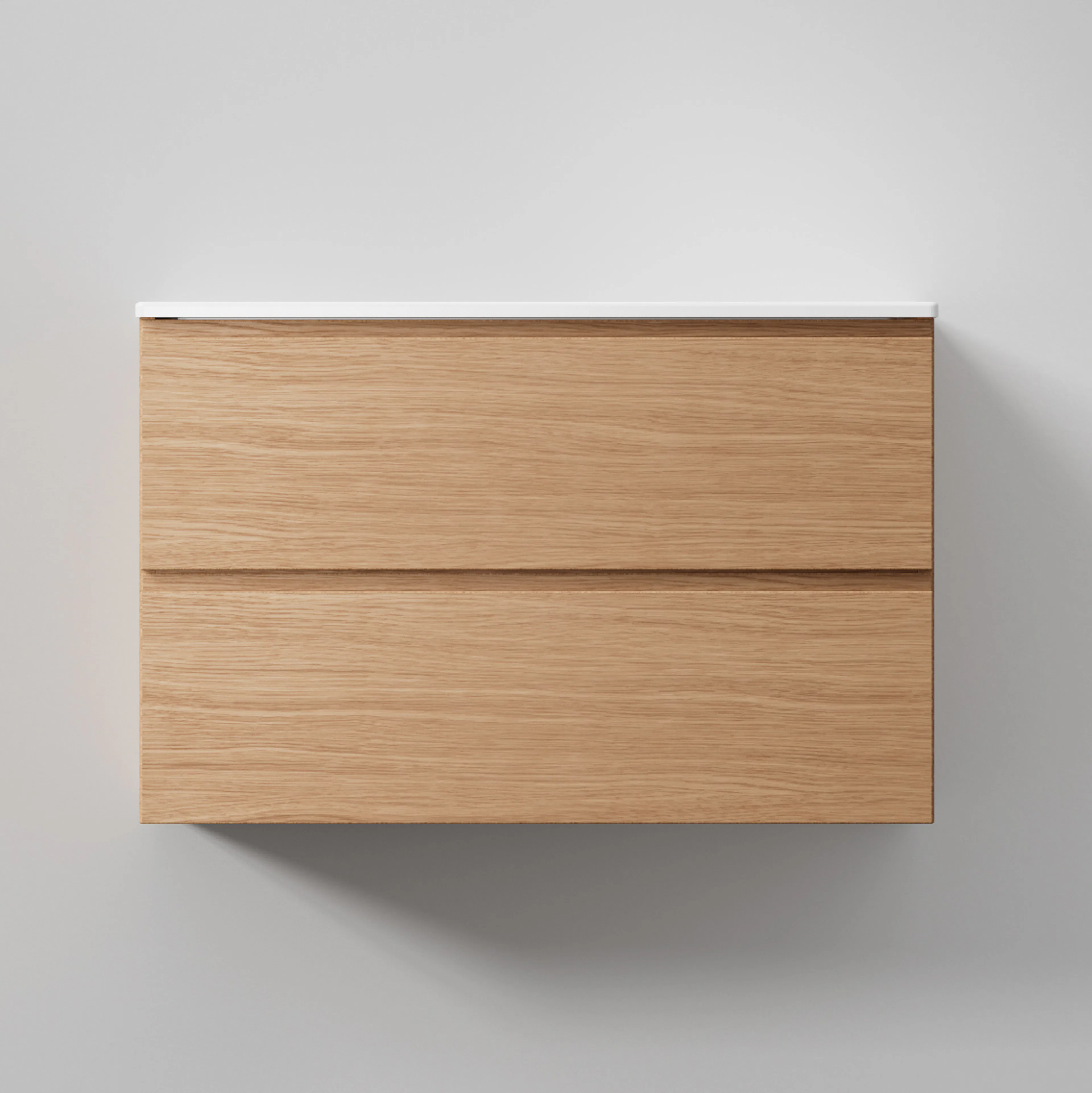 Kommod Core XS Grip 80 Natural Oak, 2 Lådor Natural Oak, 785x390x500 mm