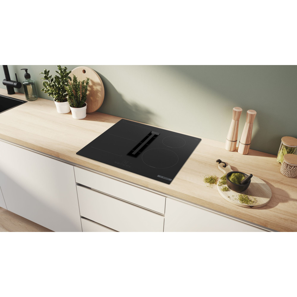 Induksjonstopp Bosch PVS611B16E Serie 4 Med Inbyggd Vifte