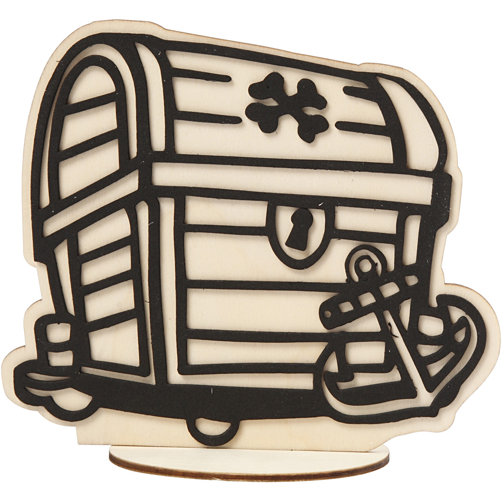 Dekorasjonsfigur Creativ Company H 13,5 cm Skattekiste