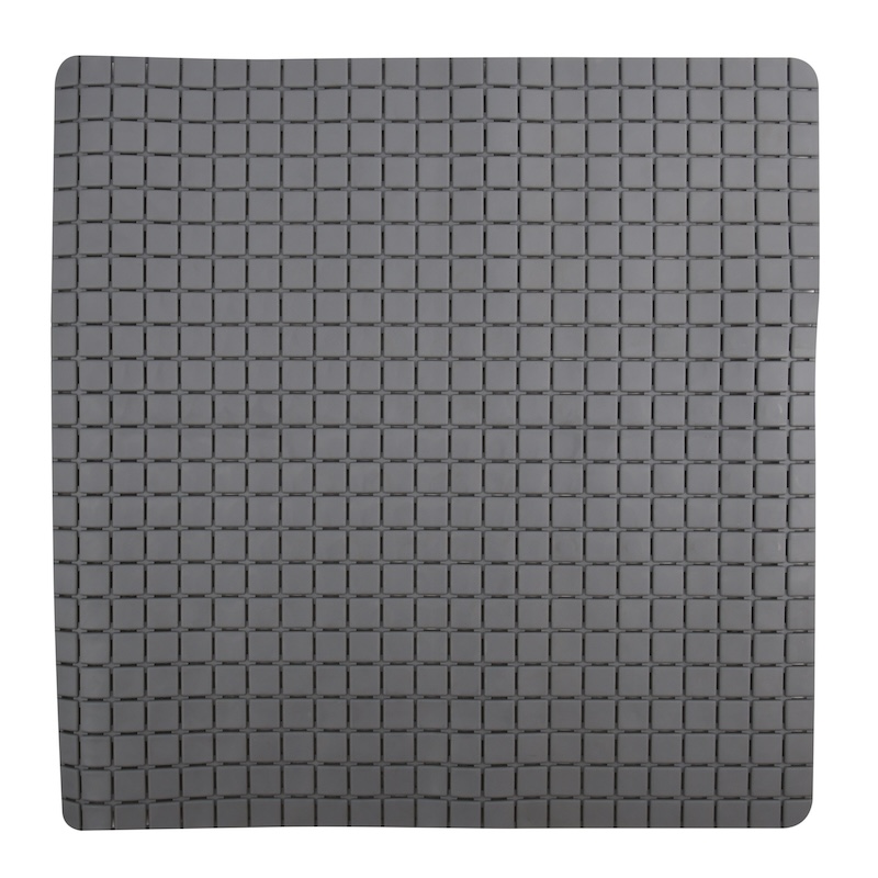 Halkskyddsmatta Spirella Quadro Premium Grå, 54x54 cm
