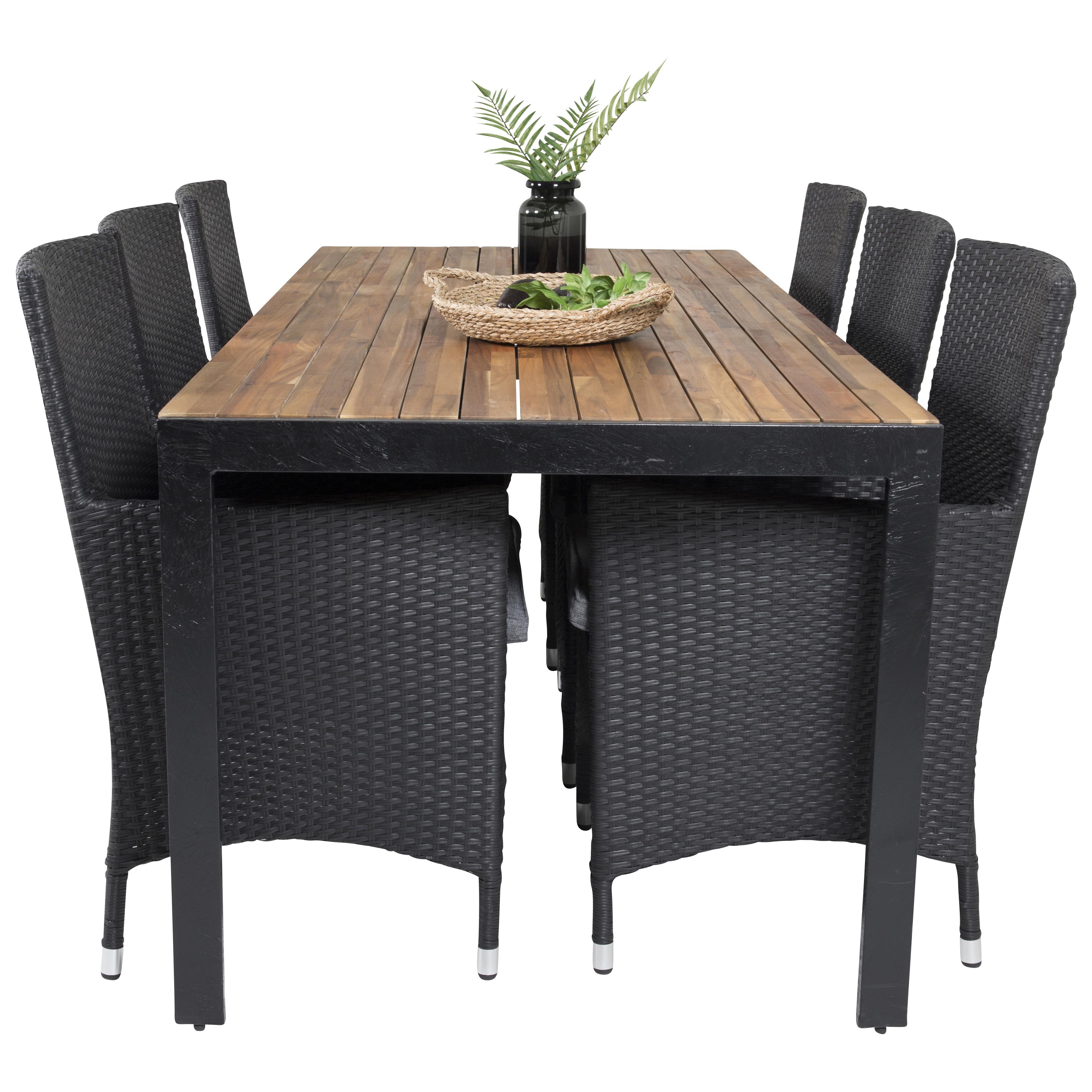 Spisegruppe Venture Home Bois med 6 Malin Stoler