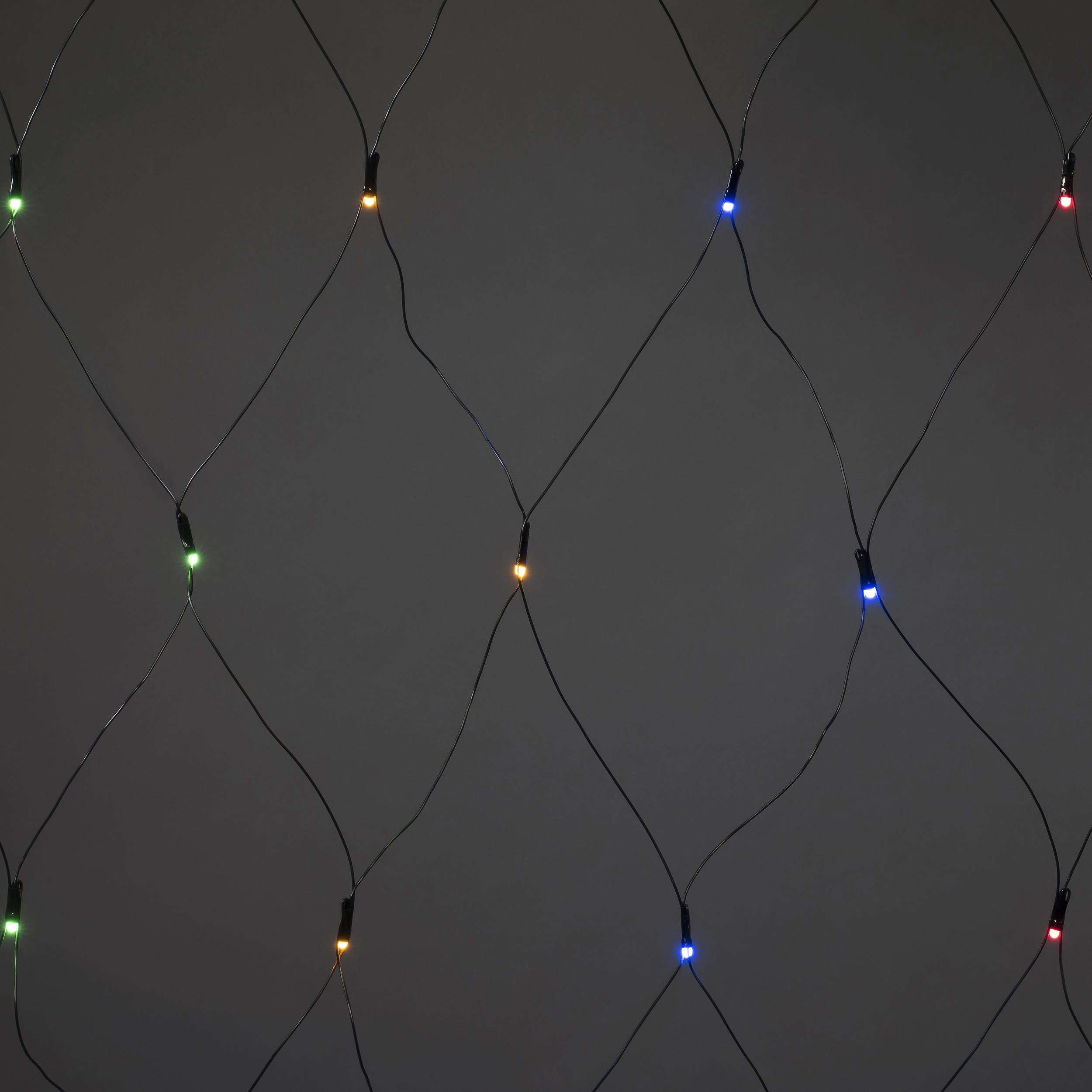 Nät 120 LED 2,5x1,5m frostad 120L, Flerfarget Frostet
