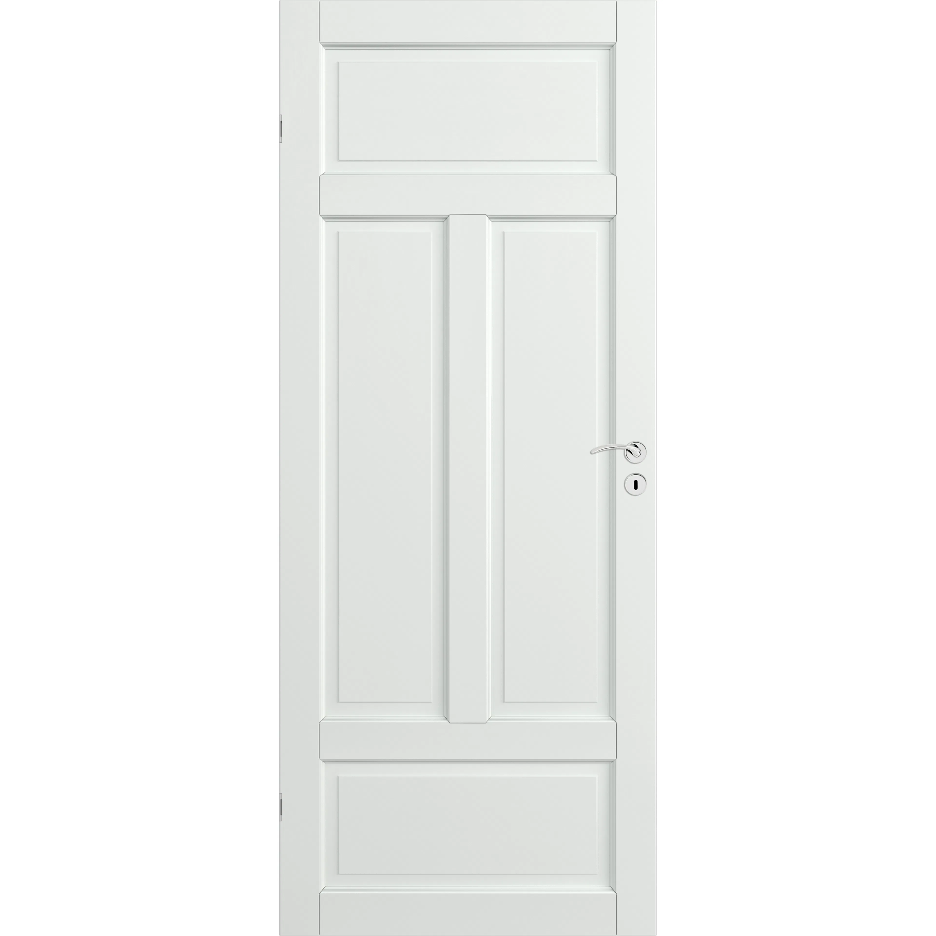 DØR 10X21 SKJOLD MALT NCS S0500-N BxH: 100x210 (dørbladmål: 92,6x204), Klassisk Hvit S0500-N