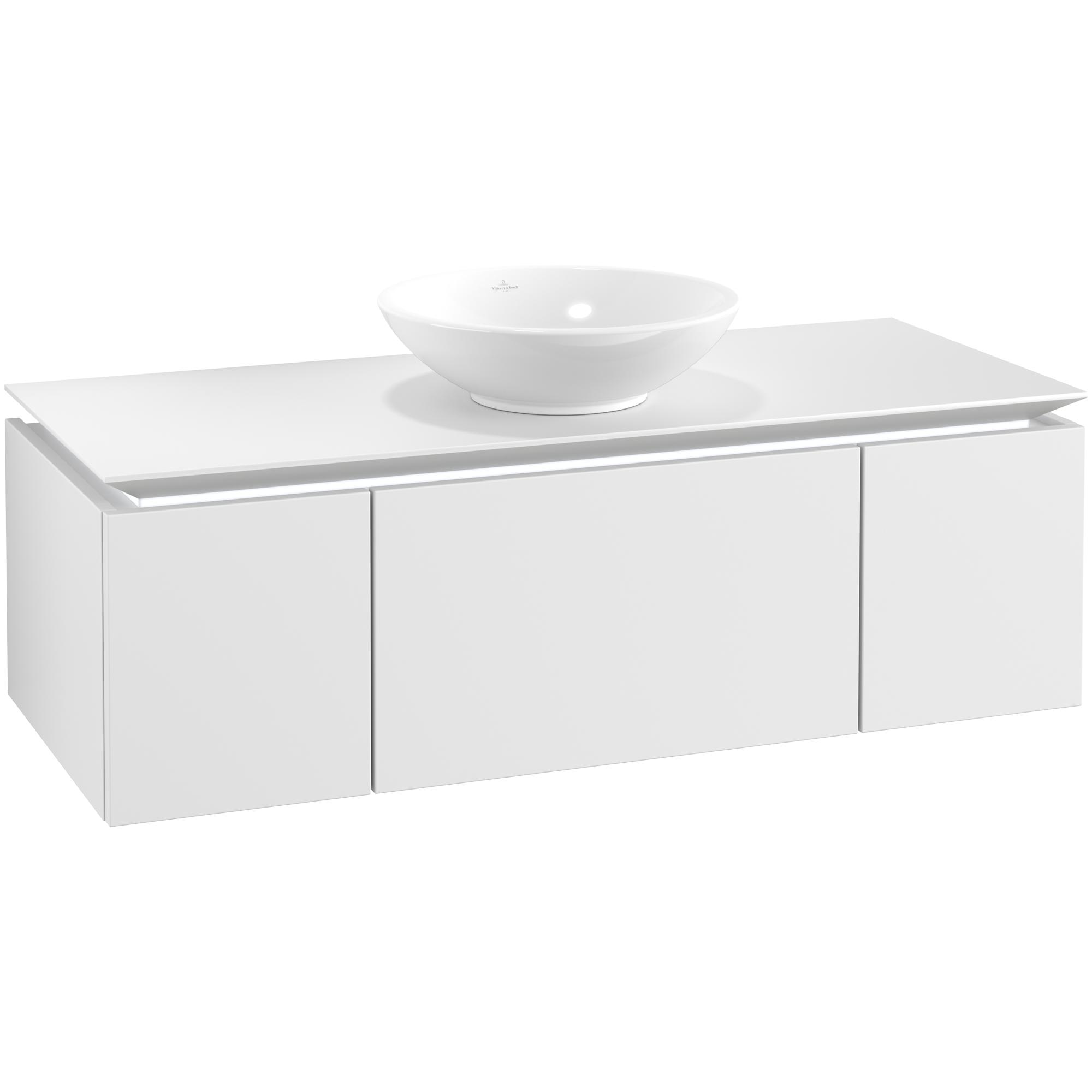 Tvättställsskåp Villeroy & Boch Legato Kompakt med 3 Lådor för Ytmonterat Tvättställ från Övriga V&B Serier