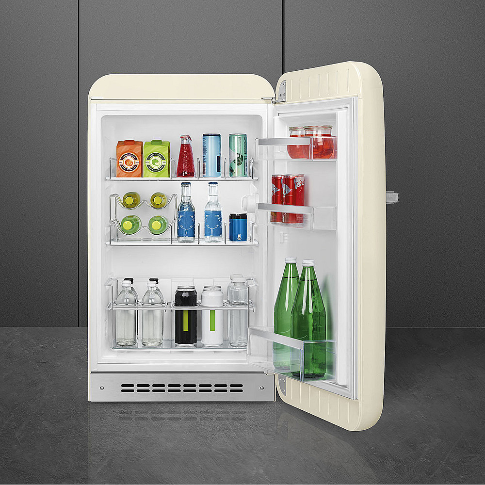 Smeg FAB10HRCR6 fristående Kjøleskap Creme, Venstrehengt