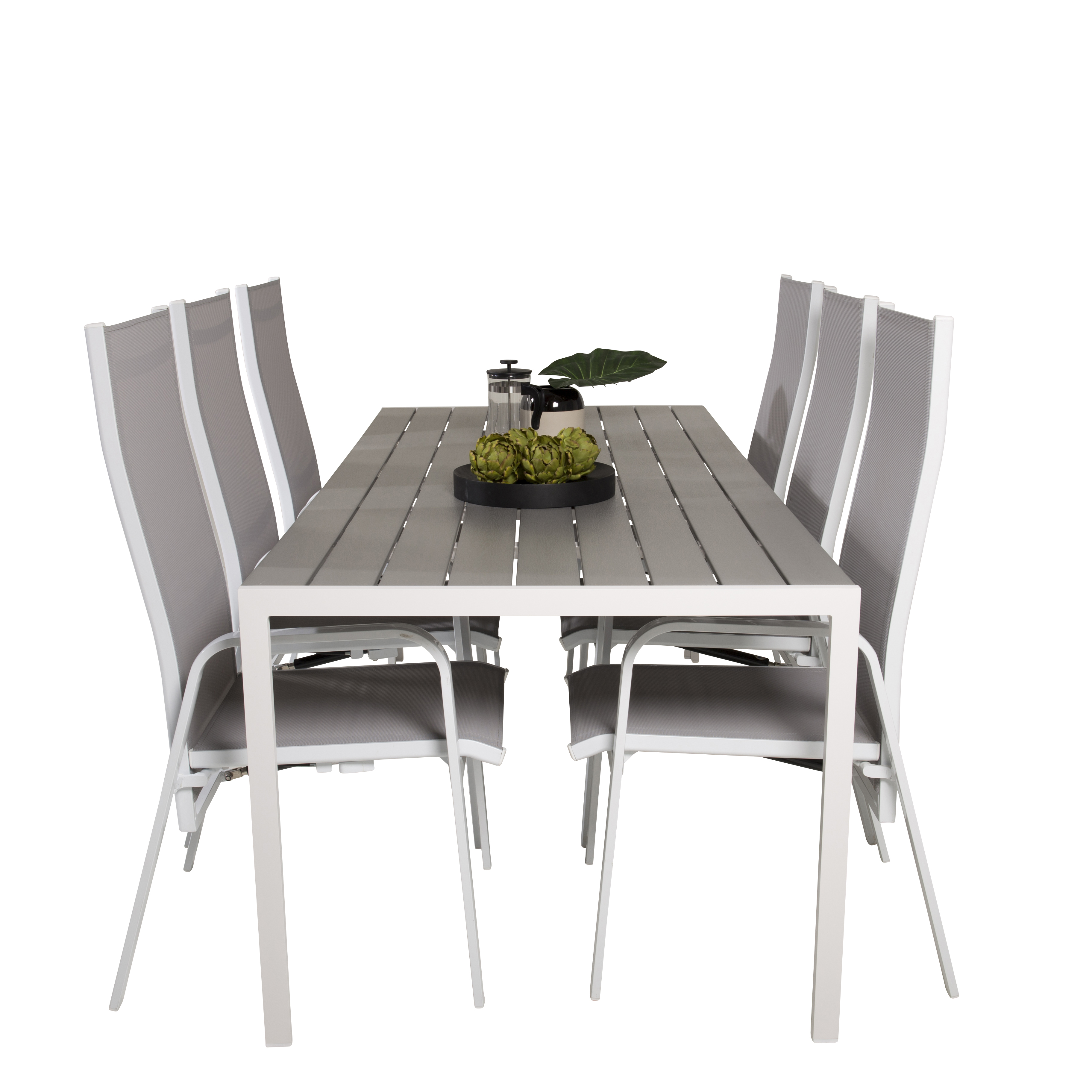 Spisegruppe Venture Home Break med 6 Copacabana Stoler