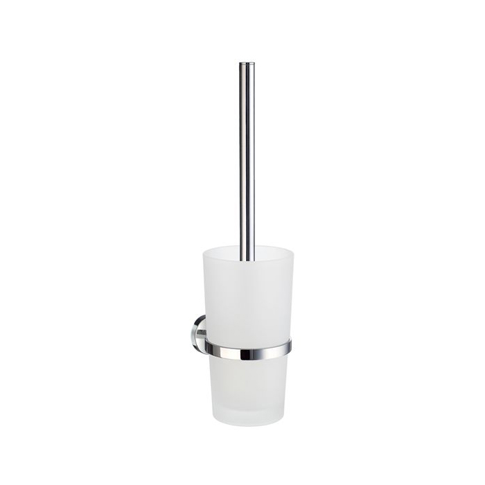 Toalettbørste Smedbo HK333 Krom/Frostet Glass