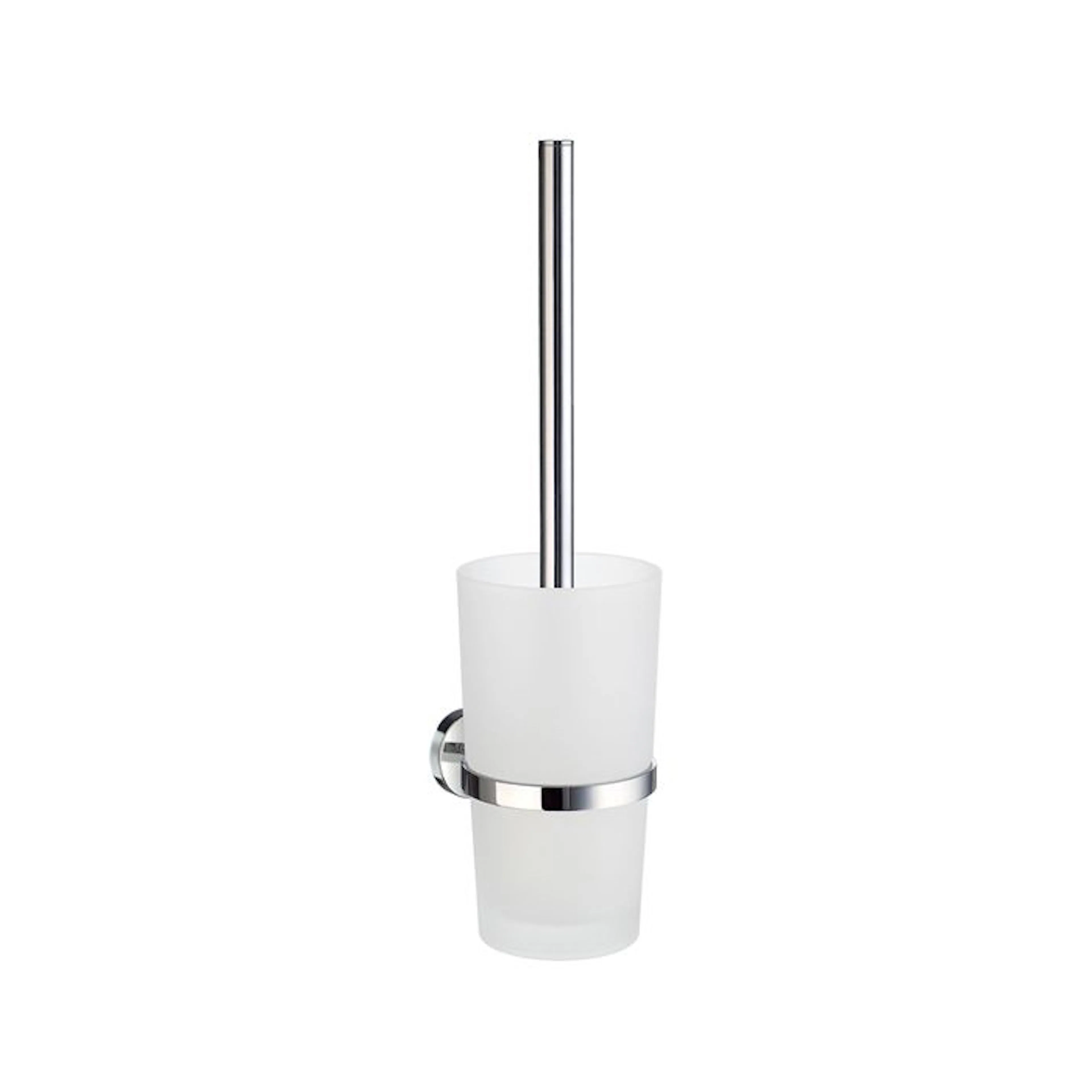 Toalettbørste Smedbo HK333 Krom/Frostet Glass