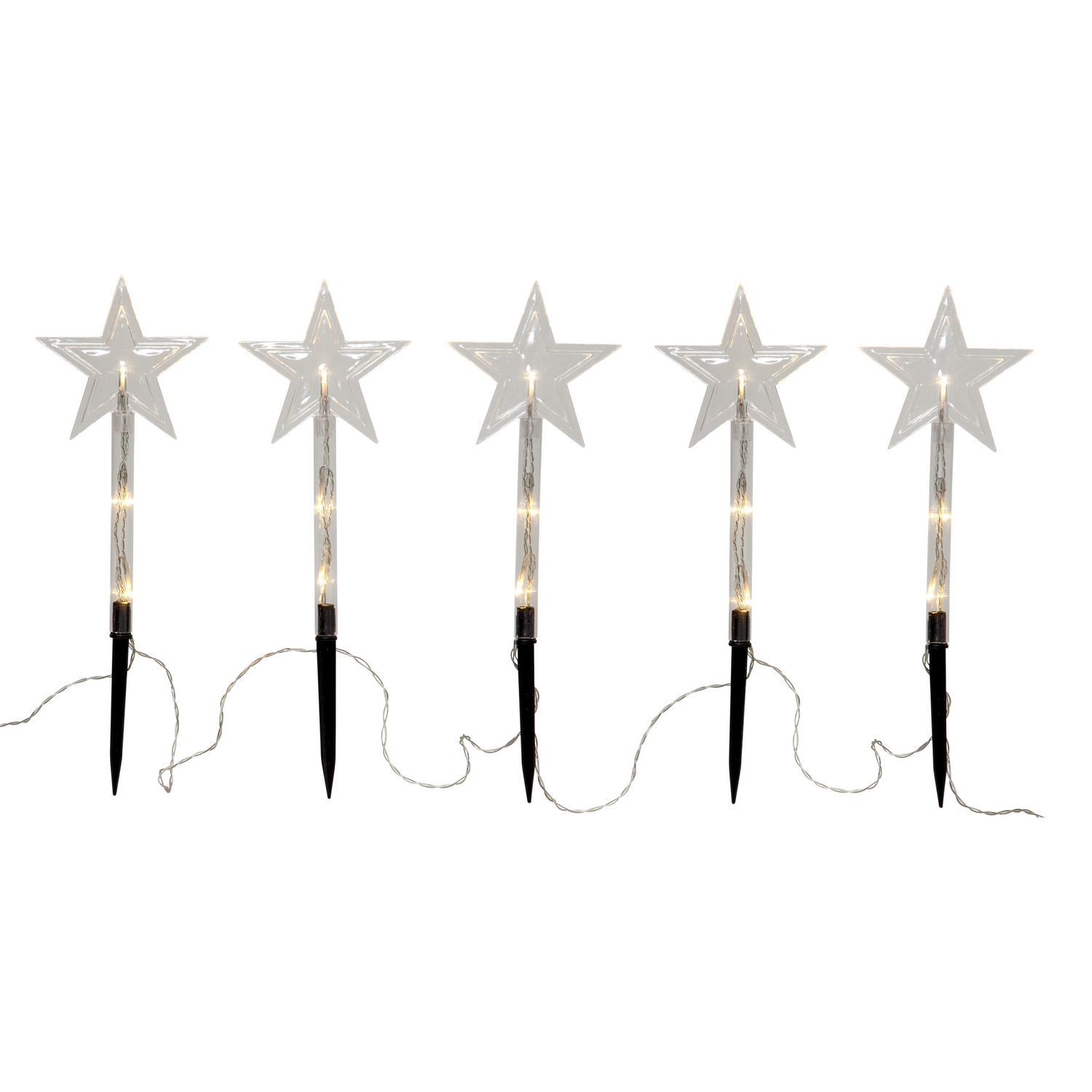 Utendørsdekorasjon Star Trading Wandy Star 5 stk