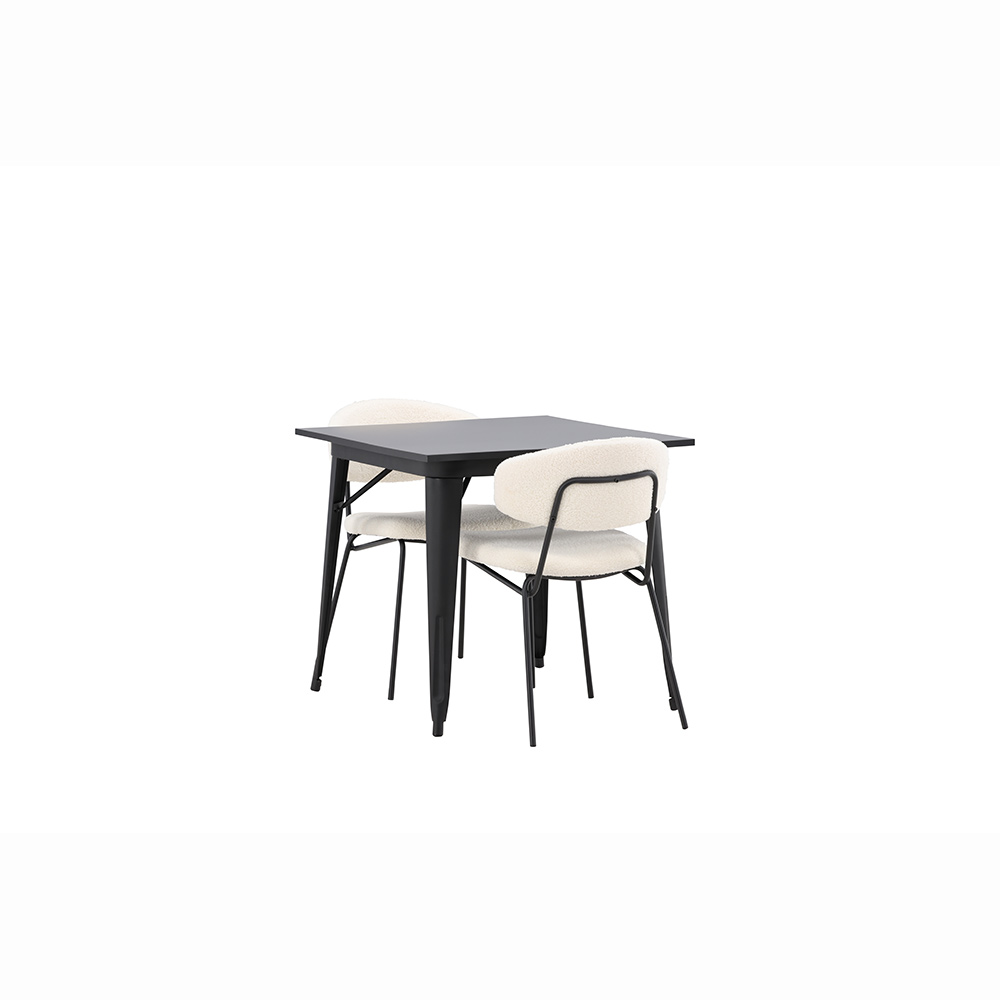 Spisegruppe Venture Home Tempe med 2 Chico Stoler
