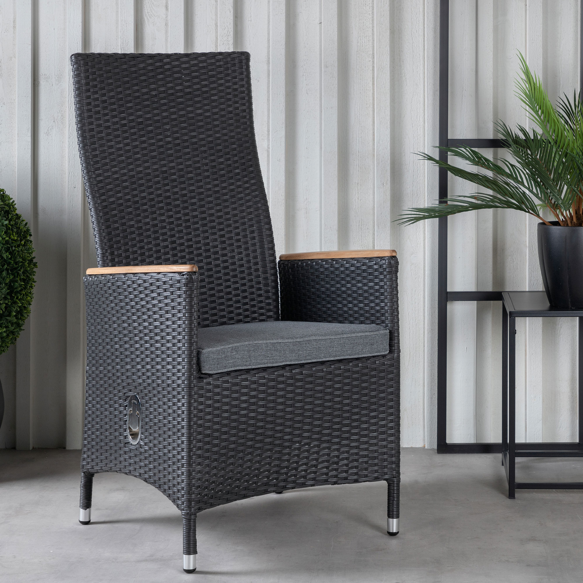PositionsLenestol Venture Home Padova Sort/Teak