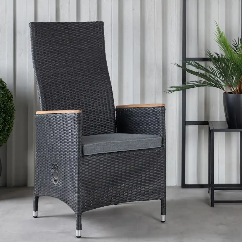 PositionsLenestol Venture Home Padova Sort/Teak