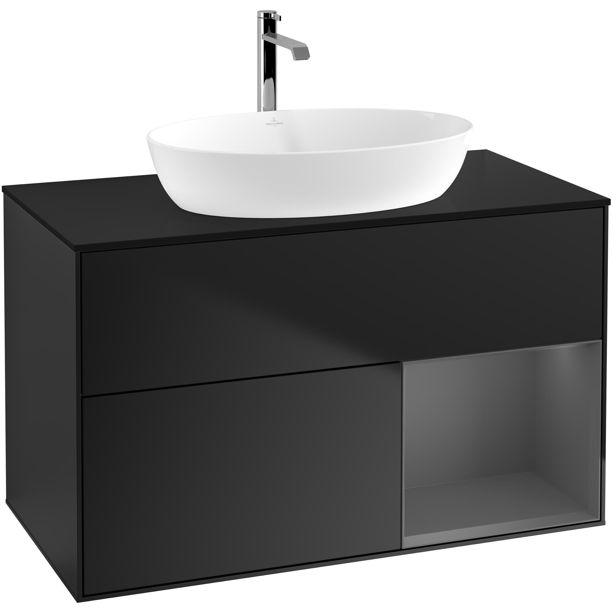 Tvättställsskåp Villeroy & Boch Finion med 2 Lådor Hylla och Bänkskiva för Fristående Tvättställ från Artis & Collaro